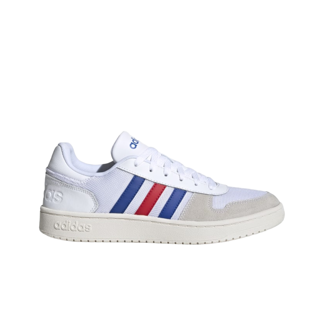 FW8250 Adidas Hoops 2.0 Cloud White Collegiate Royal