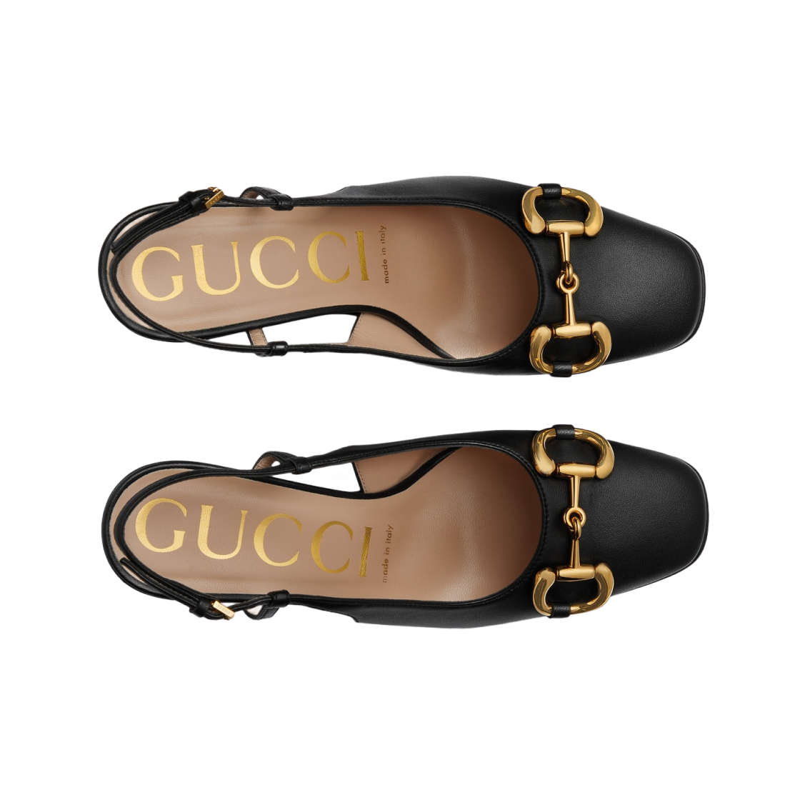 (W) 구찌 하이힐 펌프스 블랙((W) Gucci High Heel Pumps Black) - 2