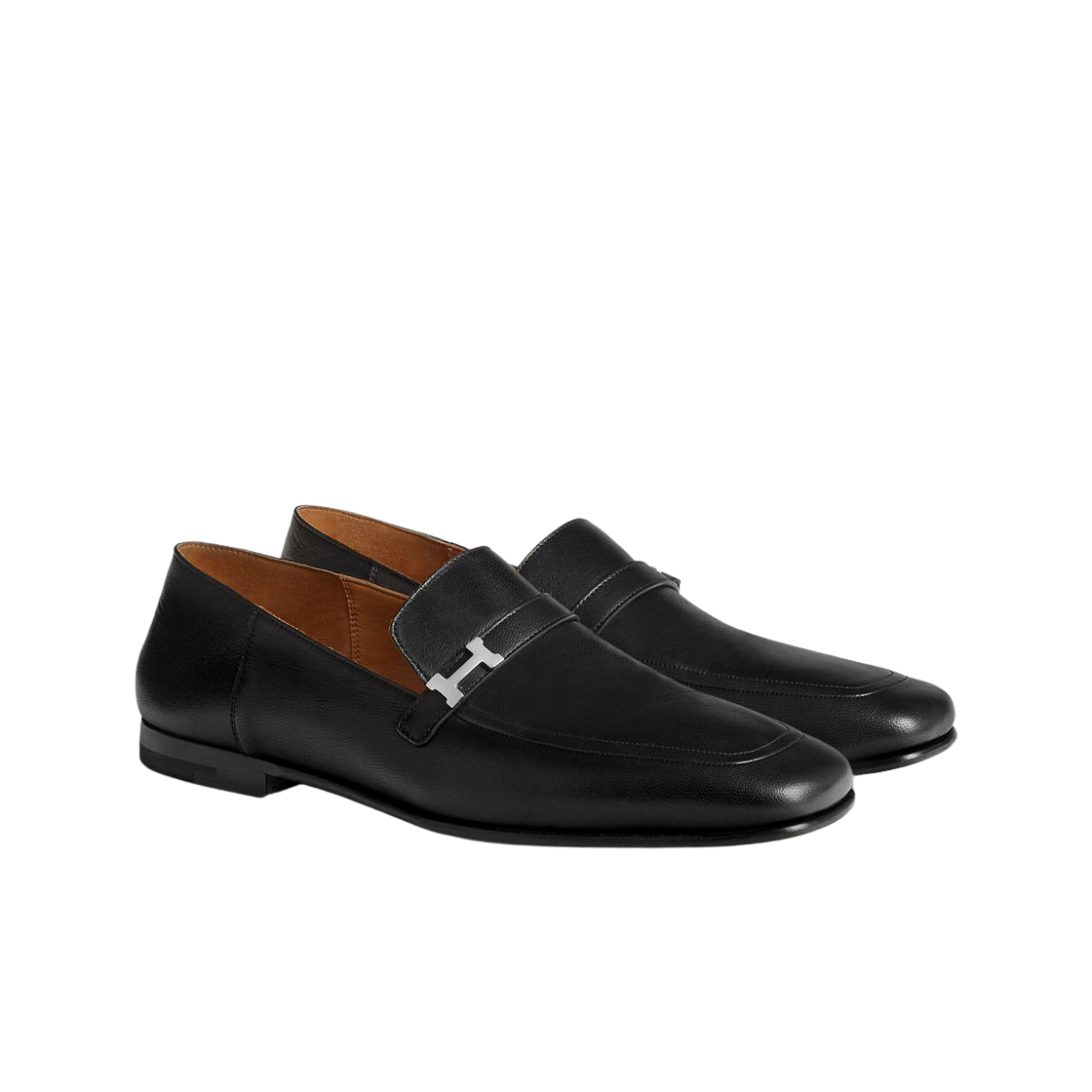 에르메스 지오바니 로퍼 고트스킨 & 팔라듐 하드웨어 누아(Hermes Giovanni Loafer Goatskin & Palladium Noir) - 2