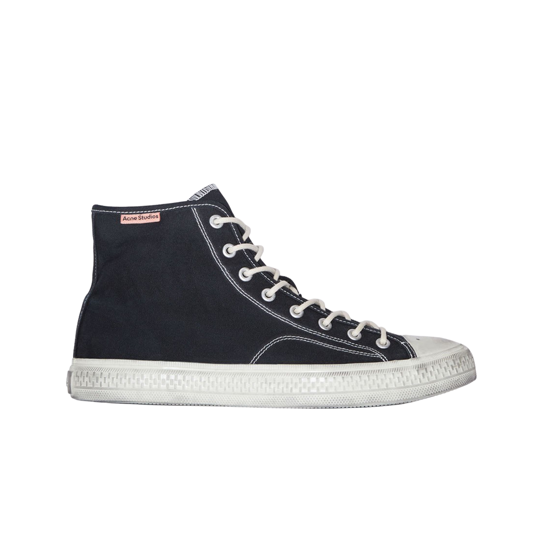 아크네 스튜디오 하이탑 스니커즈 블랙 오프 화이트(Acne Studios High Top Sneakers Black Off White) - 1