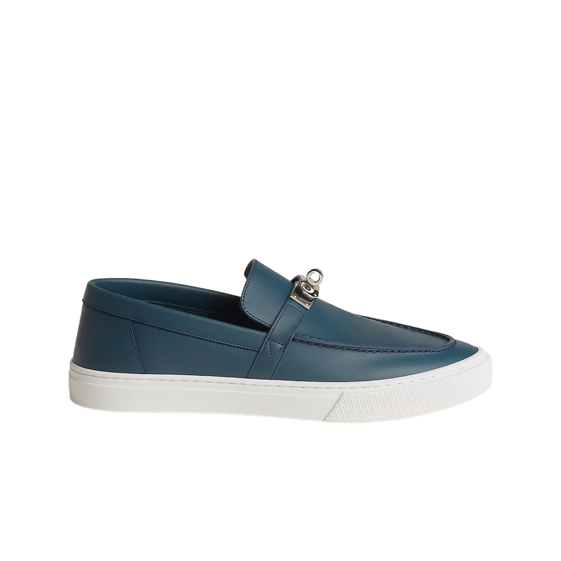 에르메스 게임 슬립온 스니커즈 카프스킨 & 팔라듐 하드웨어 블루 셀레스트(Hermes Game Slip-On Sneakers Calfskin & Palladium Bleu Celeste) - 1