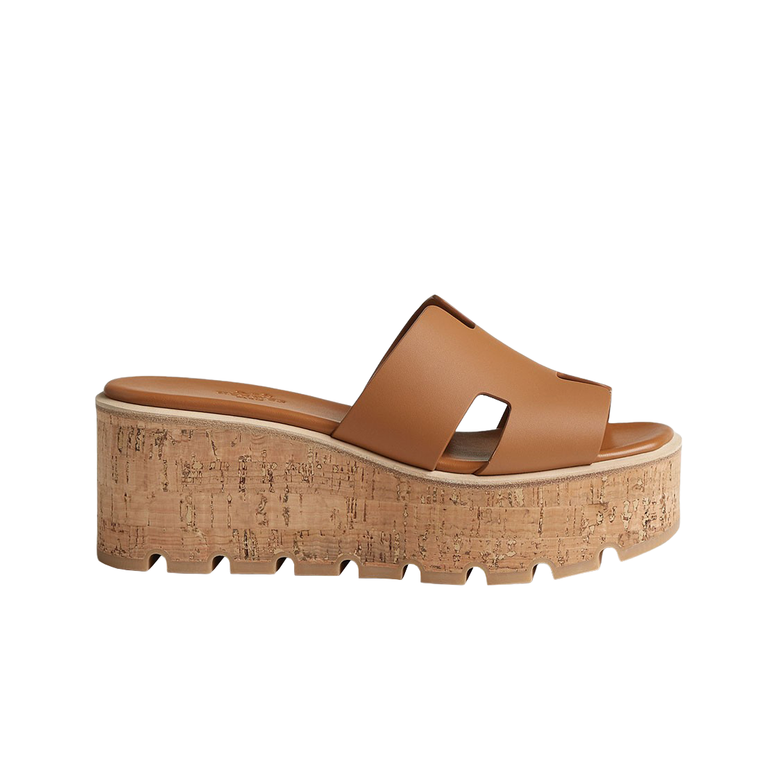 (W) 에르메스 에제 30 샌들 카프스킨 & 나뛰렐((W) Hermes Eze 30 Sandal Calfskin & Naturel)