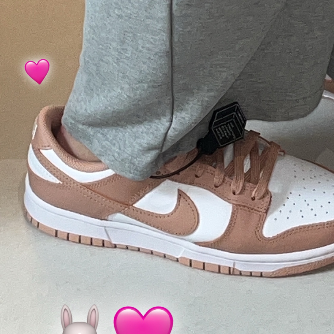 (W) Nike Dunk Low Rose Whisper 착용 스타일