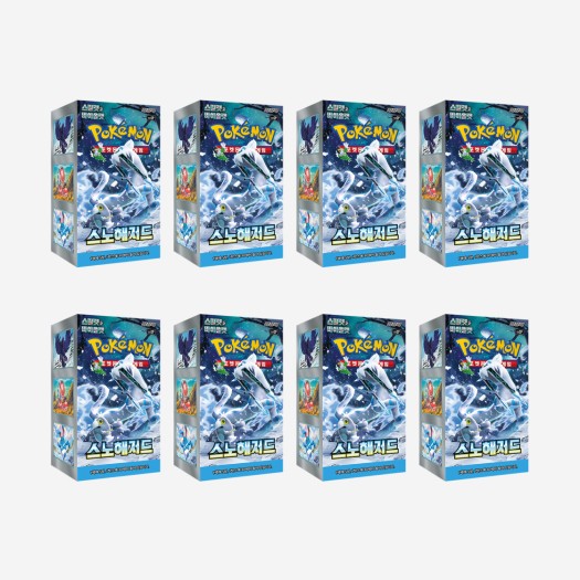 포켓몬 카드 게임 스칼렛 & 바이올렛 확장팩 스노우 하자드 박스 8박스 (총 240팩)