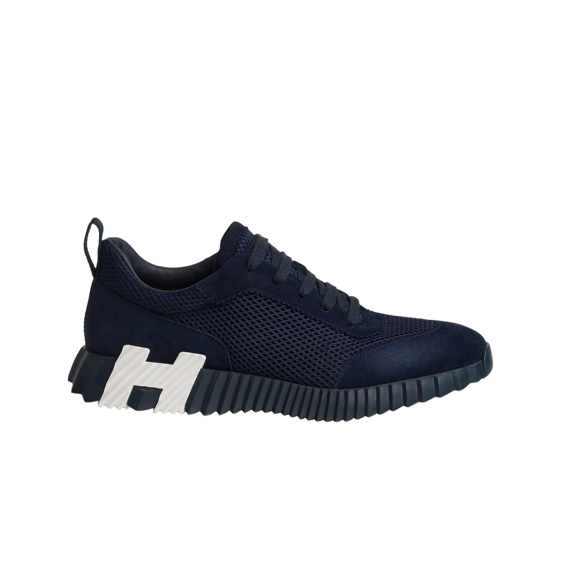 에르메스 바운싱 스니커즈 그래픽 메쉬 스웨이드 고트스킨 & 마린(Hermes Bouncing Sneakers Graphic Mesh Suede Goatskin & Marine) - 1