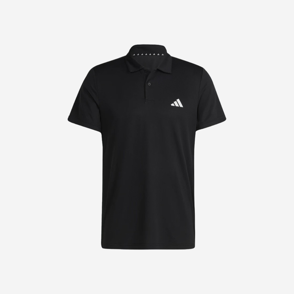 Adidas Train Essentials Training Polo Shirt Black White - KR Sizing 상세 이미지 1