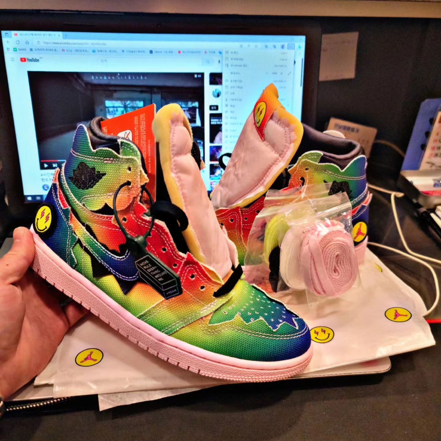 Jordan 1 x J Balvin Retro High OG 착용 스타일