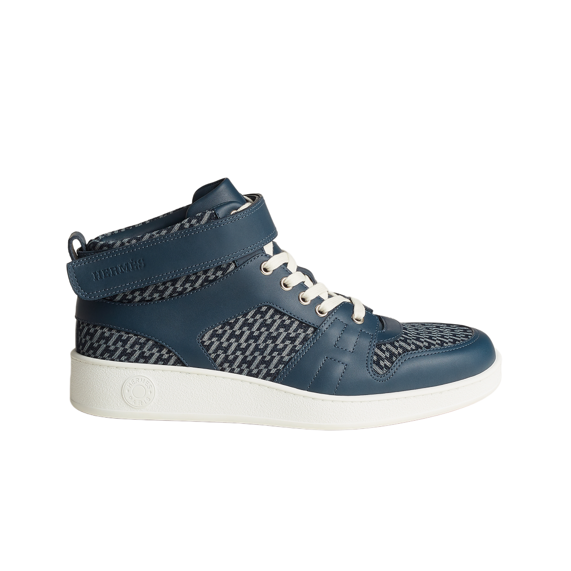 에르메스 프리스타일 스니커즈 데님 카프스킨 & 블루 클레어 블루 셀레스트(Hermes Freestyle Sneakers Denim Calfskin & Bleu Clair Bleu Celeste) - 1