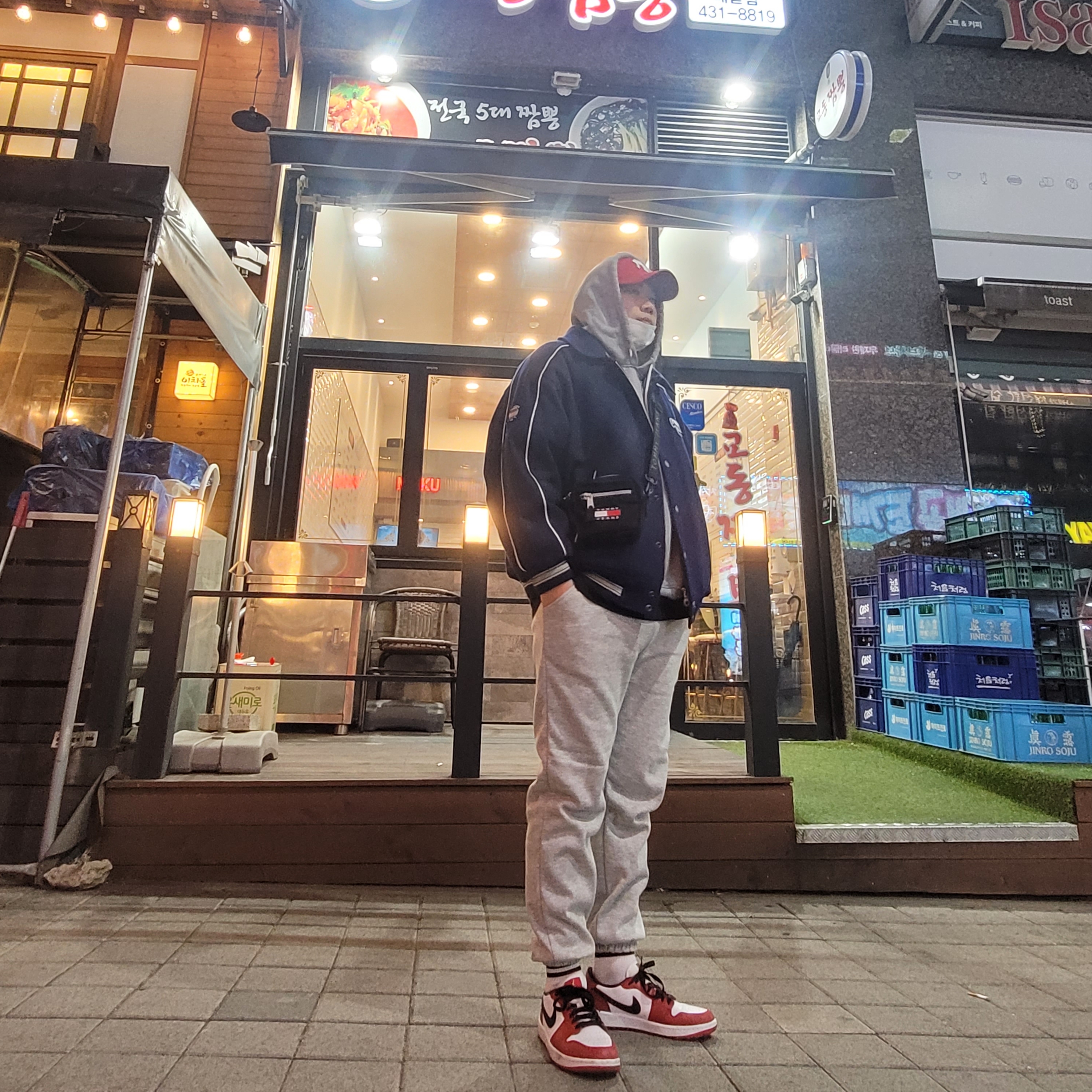 Jordan 1 Low Golf Chicago 착용 스타일