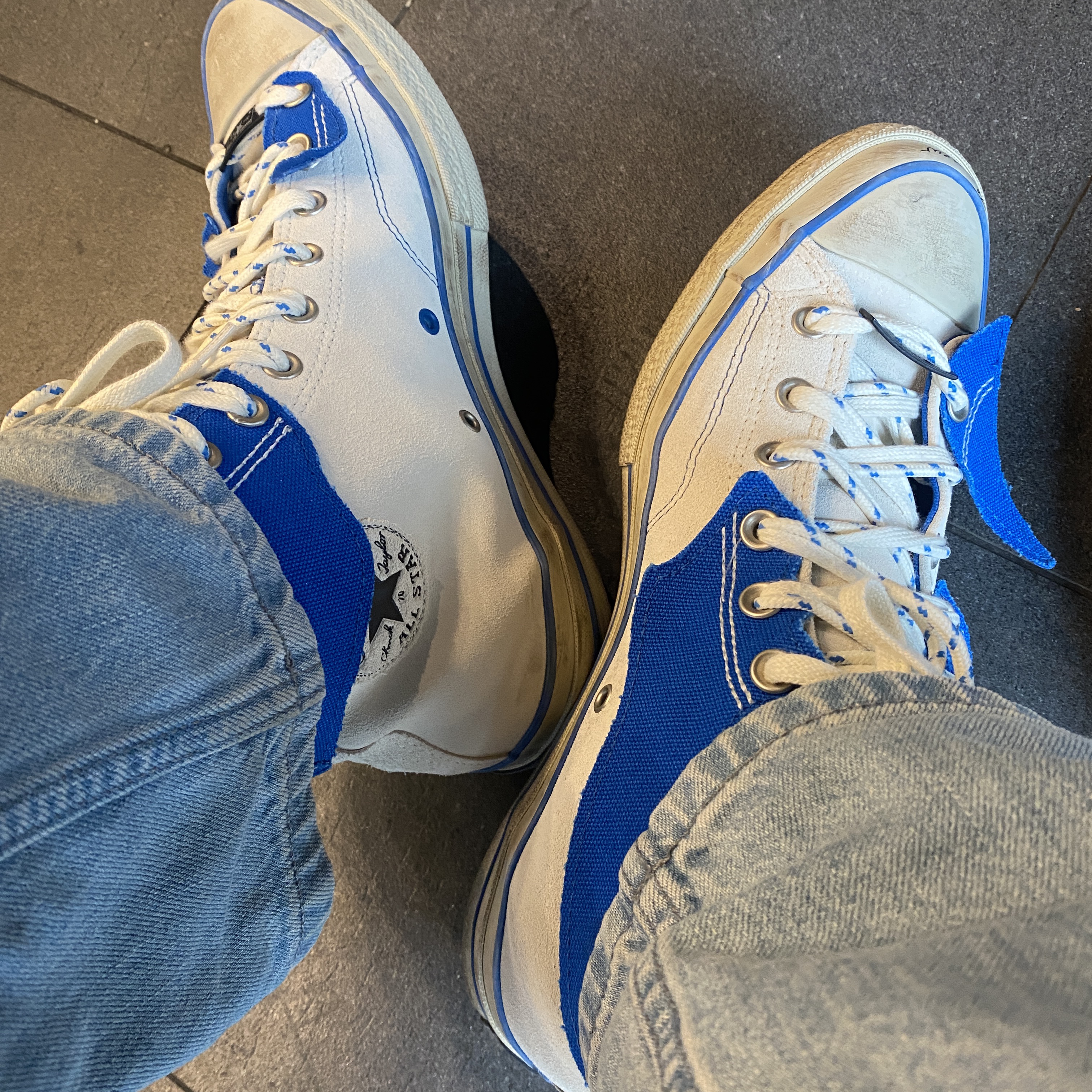 Converse x Ader Error Chuck 70 High White 착용 스타일