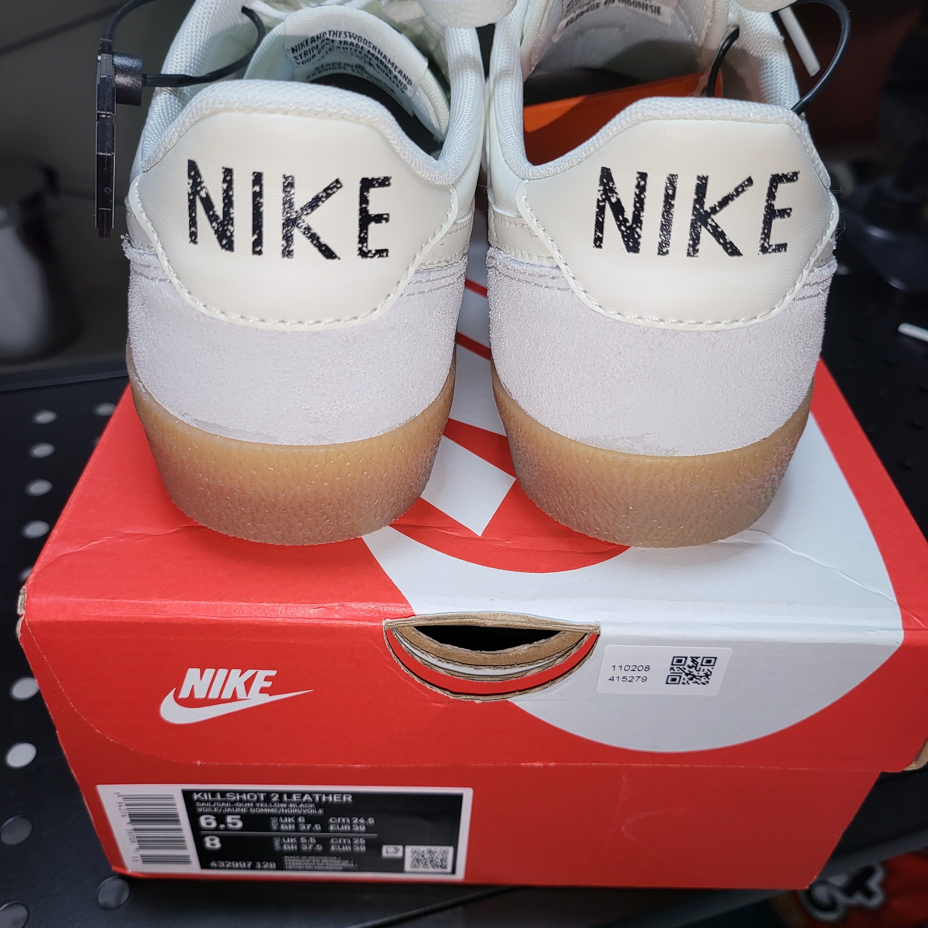 Nike Killshot 2 Leather Sail Gum 착용 스타일 - 1