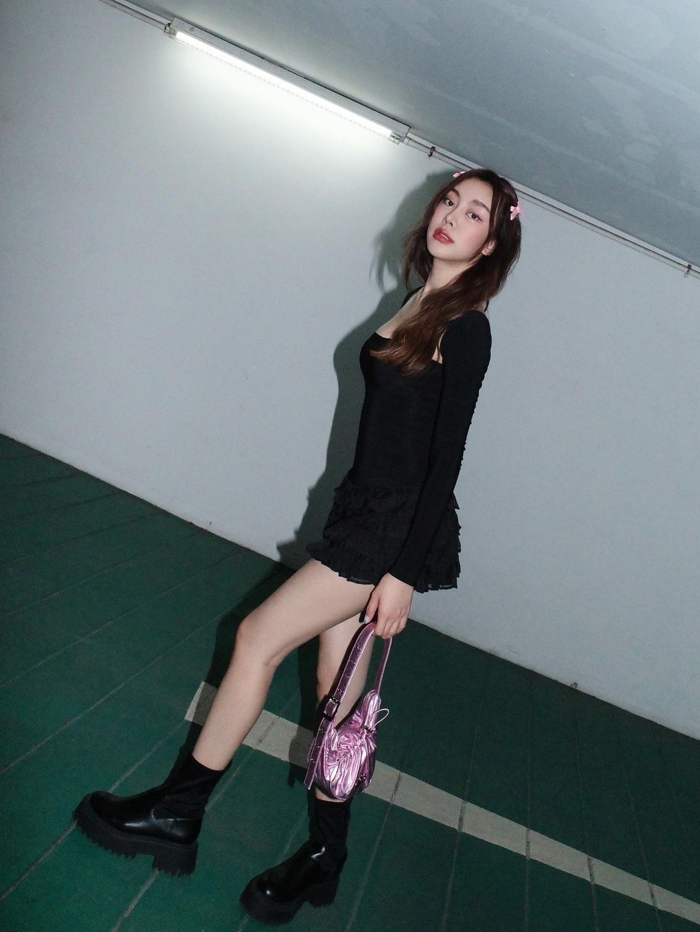 Yieyie Women Sasha Bag Angelic Pink 착용 스타일 - 2