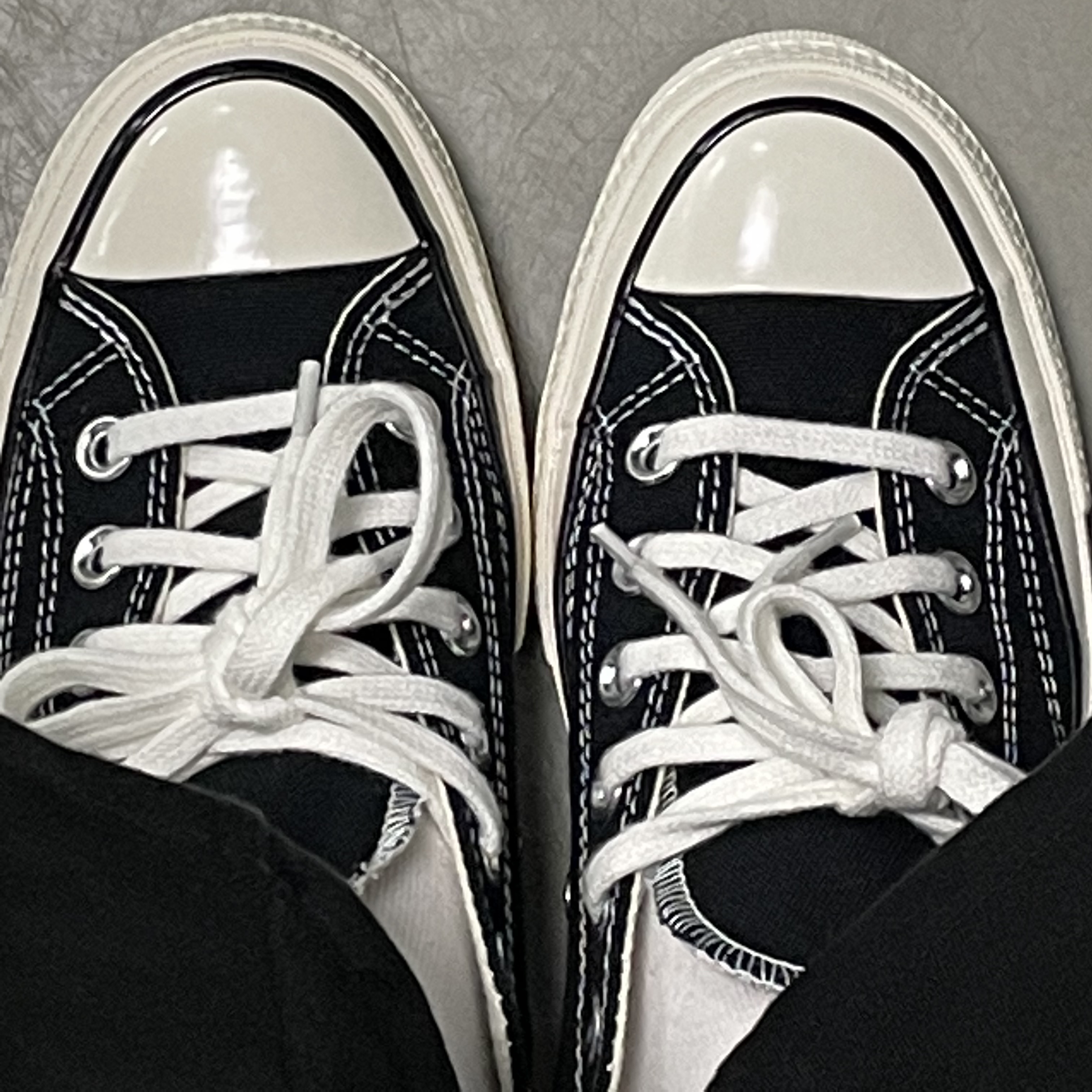 Converse Chuck 70 Ox Black - Standard 착용 스타일