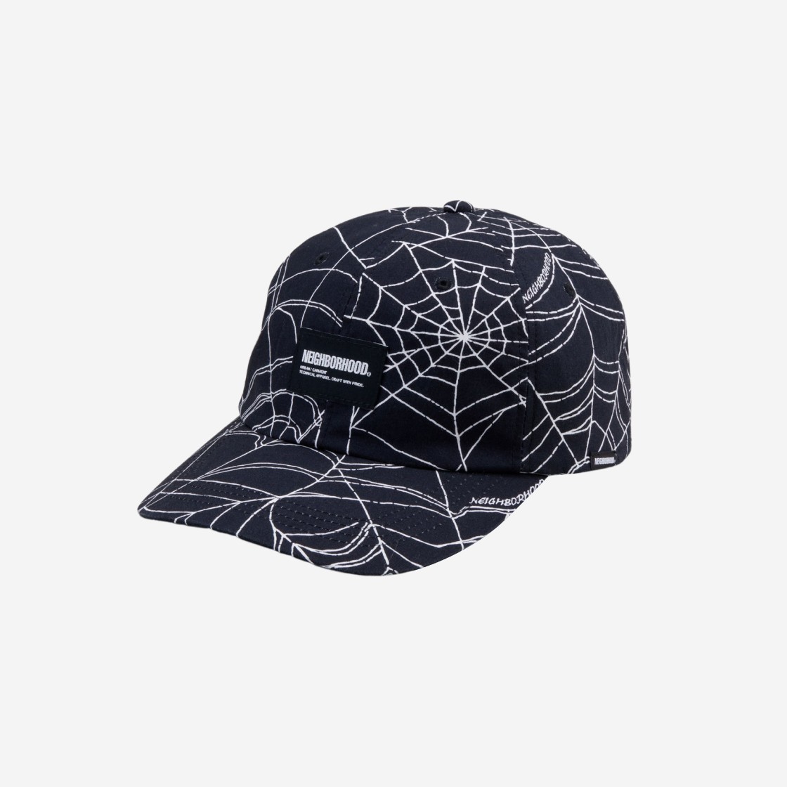 Neighborhood Spiderweb Dad Cap Black 상세 이미지 1