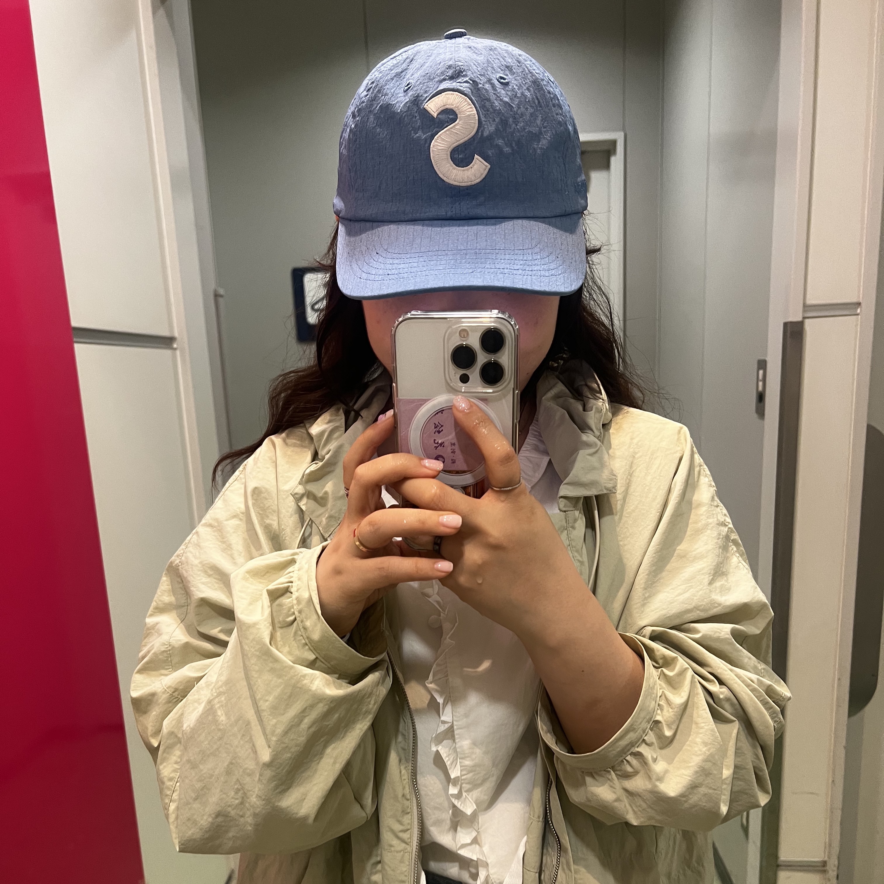Supreme Cordura Ripstop S Logo 6-Panel Royal - 23SS 착용 스타일