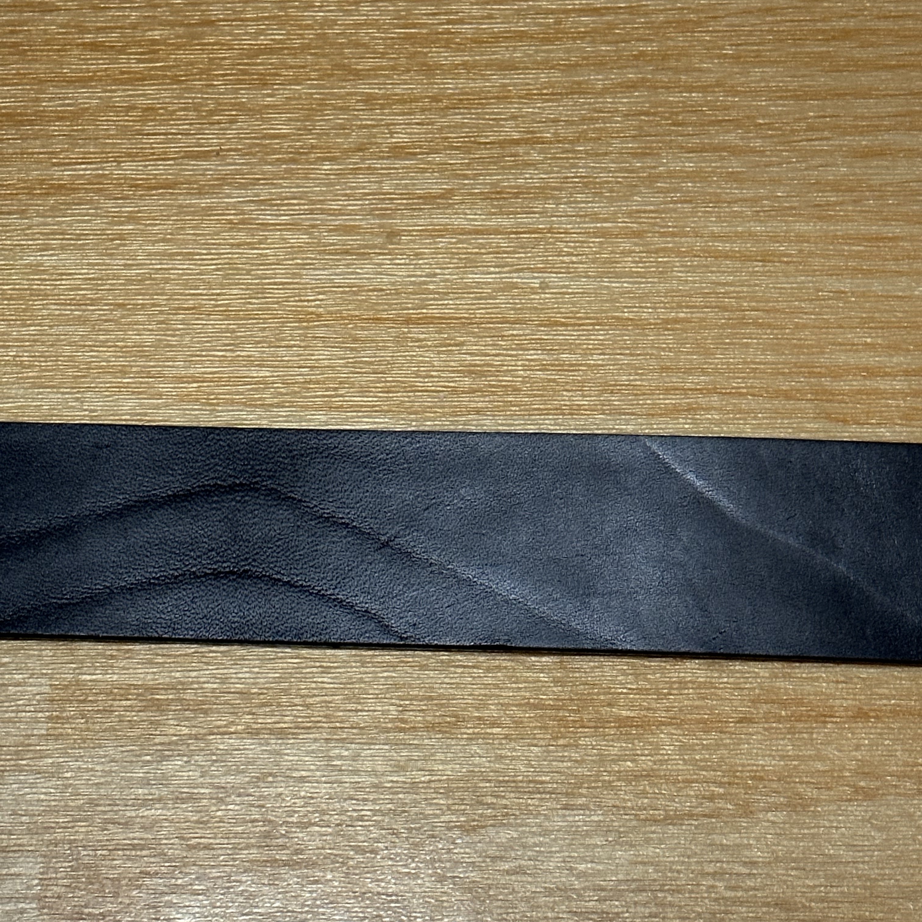 Diesel B-1DR Leather Belt with D Buckle Black 착용 스타일 - 3