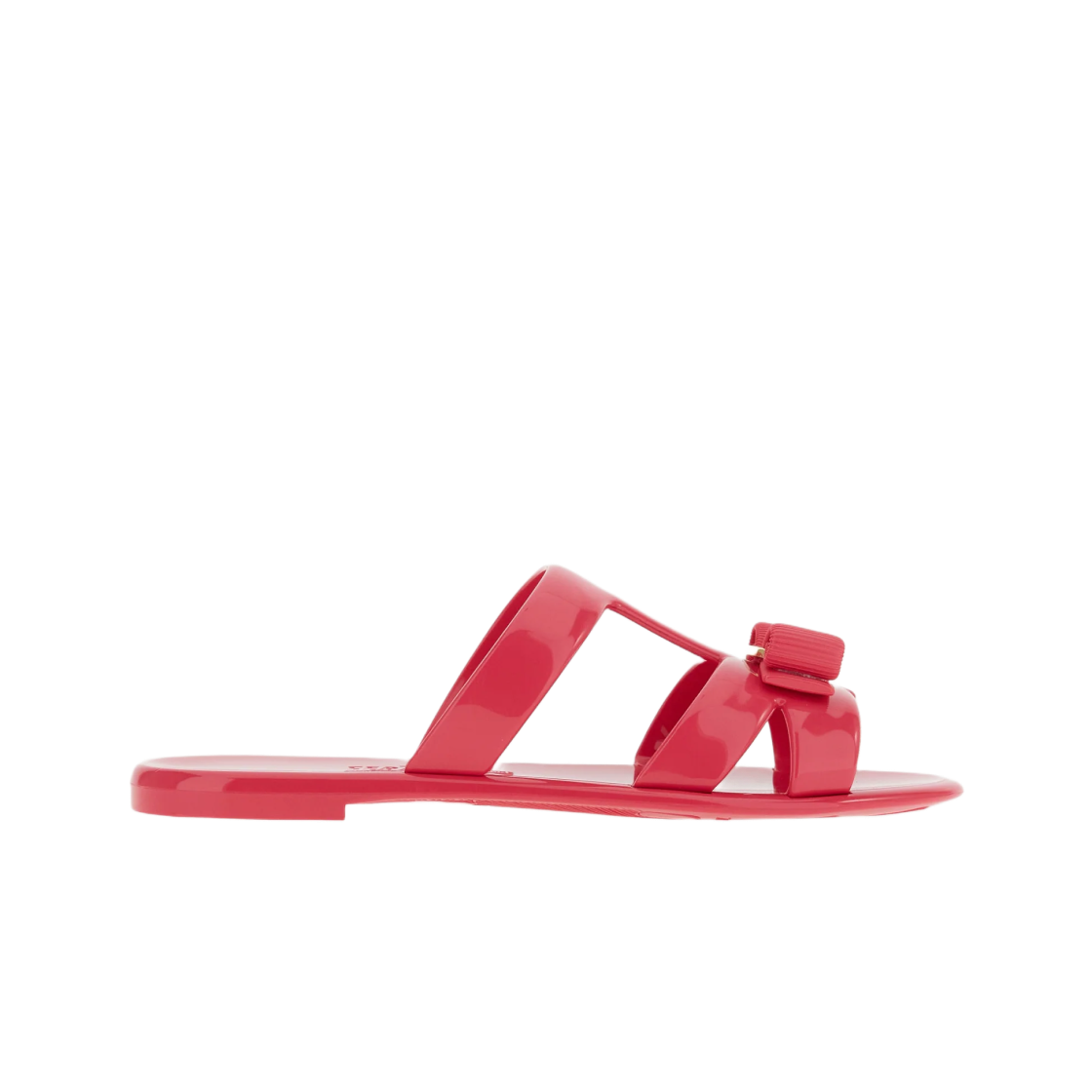01D633-758527 (W) Ferragamo Jelly Sandal Gold - M
