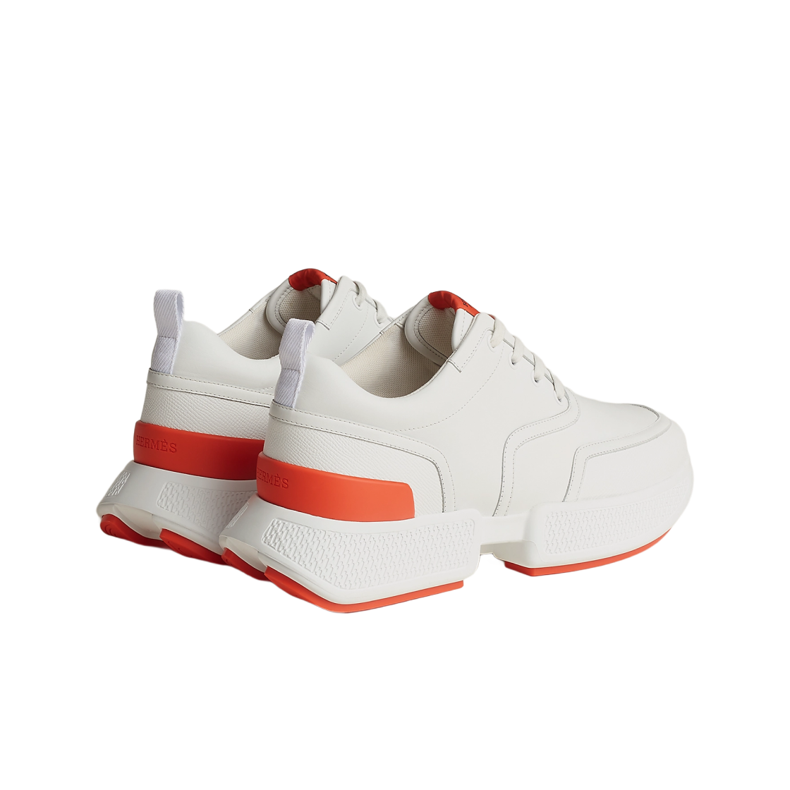 에르메스 기가 스니커즈 카프스킨 앱송 & 블랑(Hermes Giga Sneaker Calfskin Epsom & Blanc) - 3
