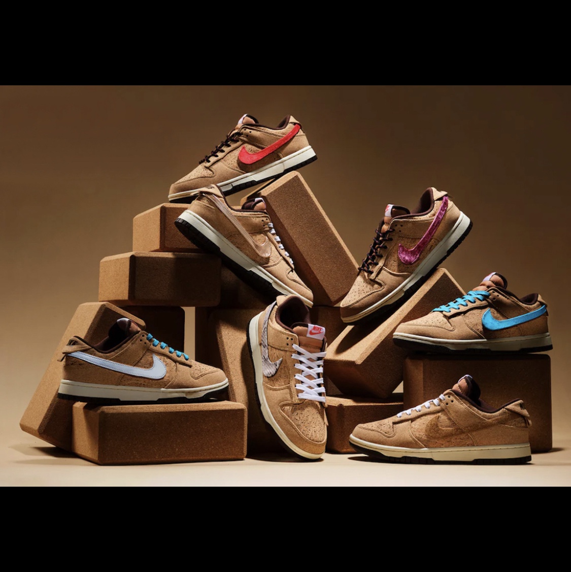 Nike x Clot Dunk Low SP Cork 착용 스타일 - 3