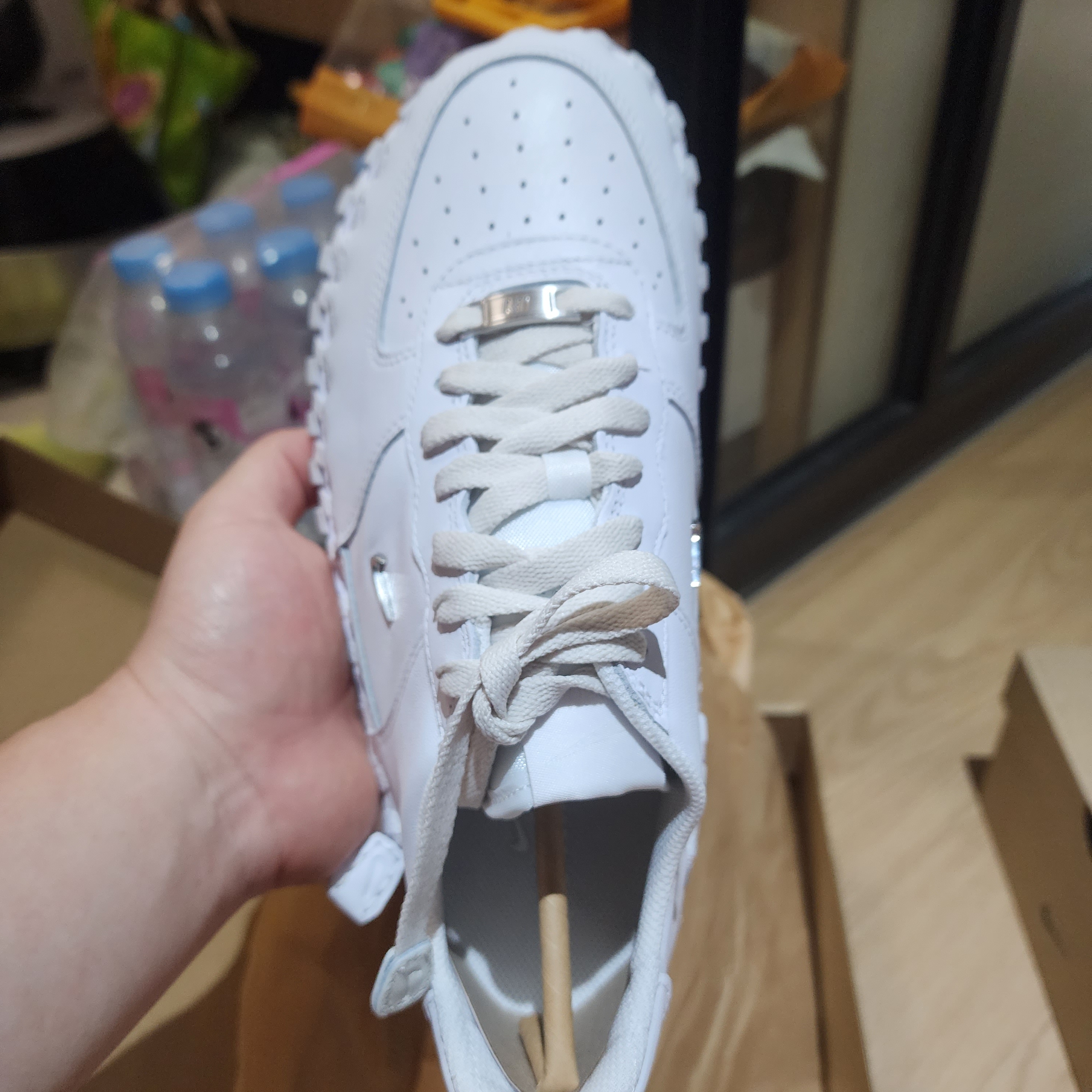 Nike x Jacquemus J Force 1 Low LX SP White 착용 스타일 - 1