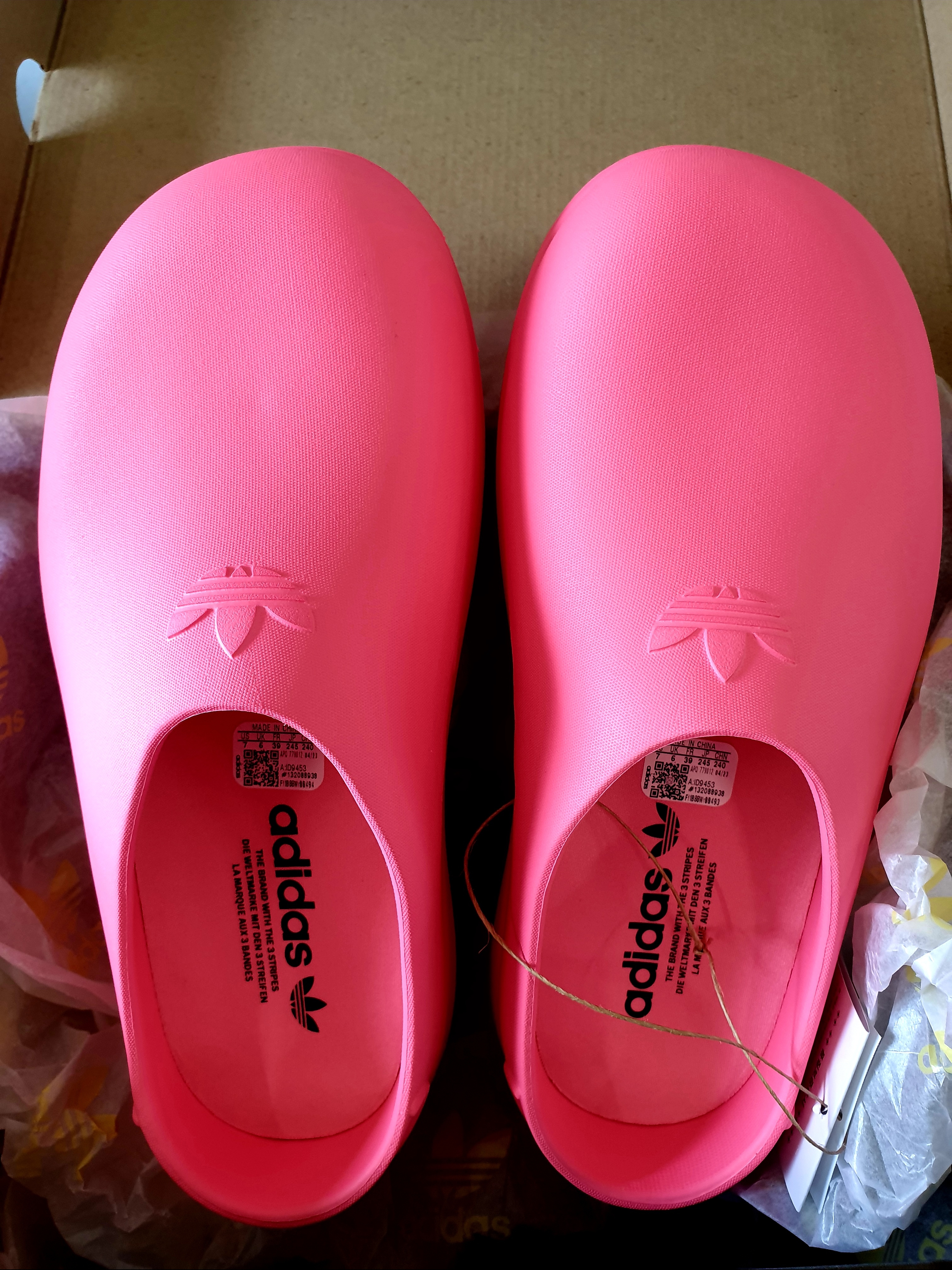 (W) Adidas Adifom Stan Smith Mule Lucid Pink 착용 스타일