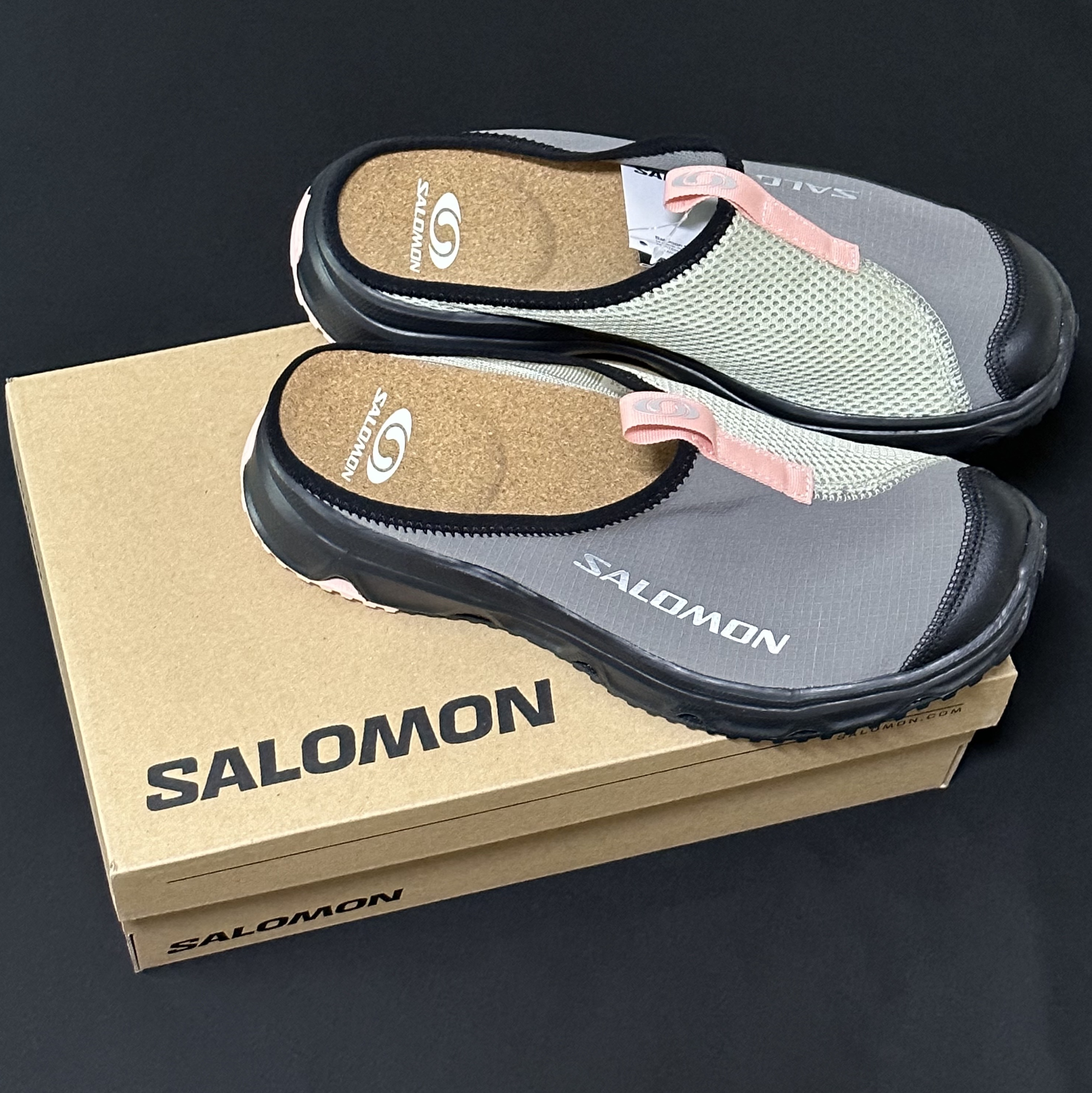 Salomon RX Slide 3.0 Pewter 착용 스타일