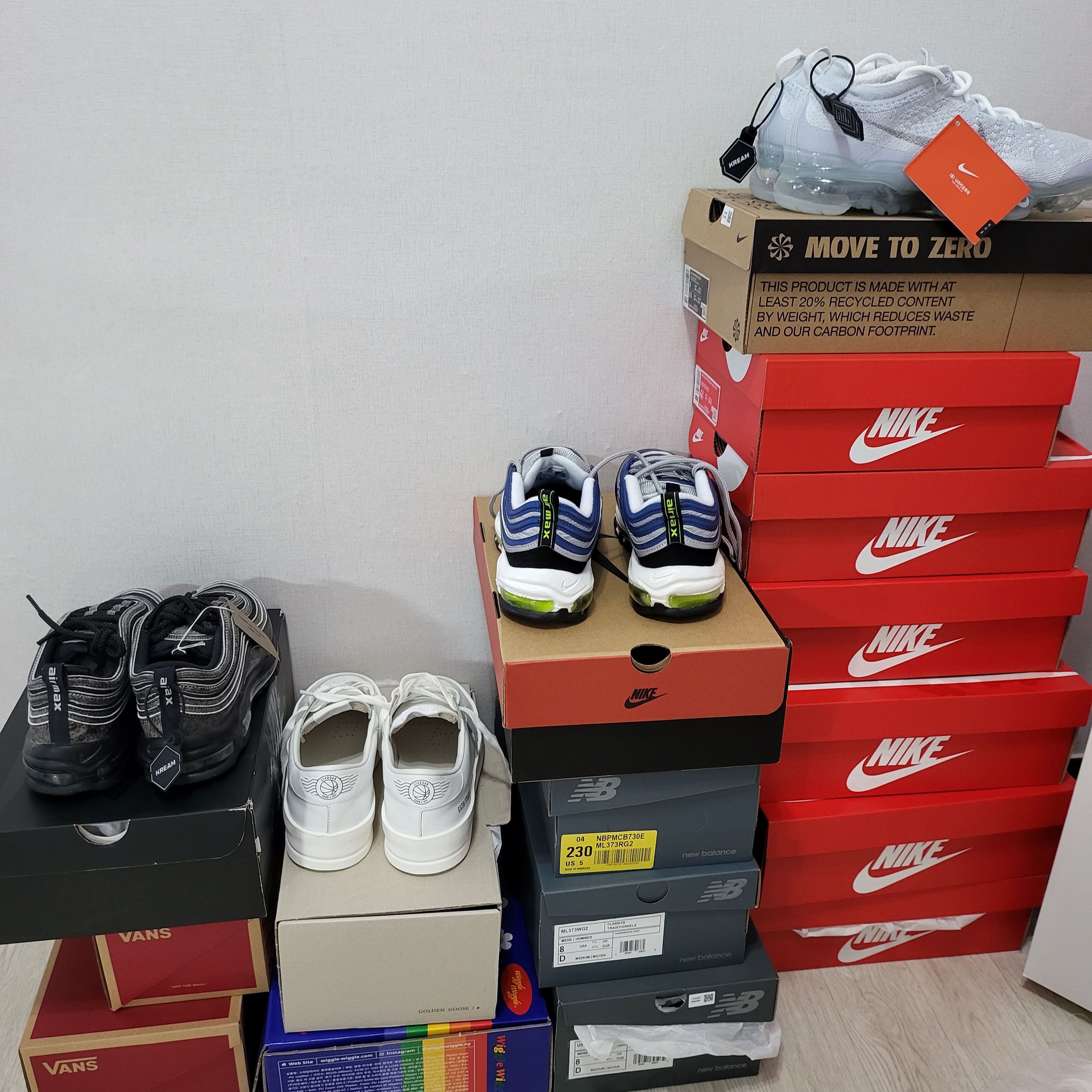 Nike x Comme des Garcons Air Max 97 Black 착용 스타일 - 2