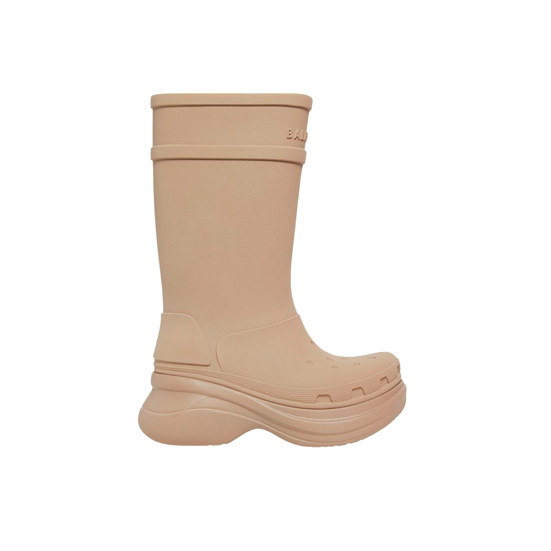 (W) 발렌시아가 x 크록스 부츠 베이지((W) Balenciaga x Crocs Boot Beige) - 1