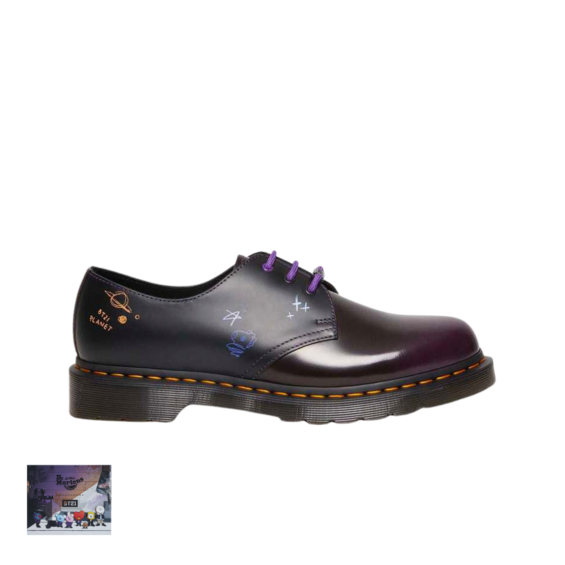 닥터마틴 x BT21 1461 블랙 (스페셜 박스)(Dr. Martens x BT21 1461 Black (Special Box)) - 1