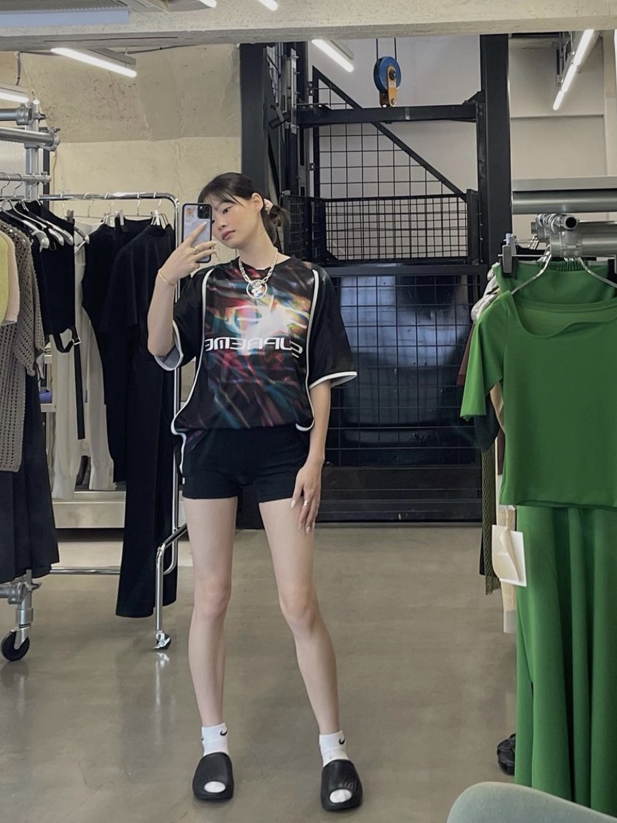 Supreme Feedback Soccer Jersey Black - 23SS 착용 스타일 - 2