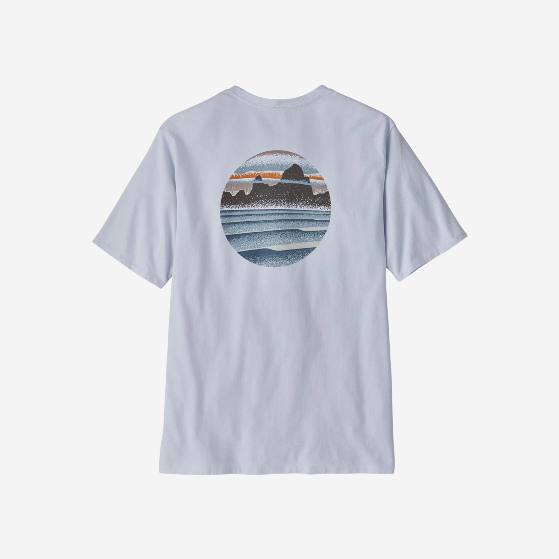 Patagonia Skyline Stencil Responsibili-Tee White 상세 이미지 1