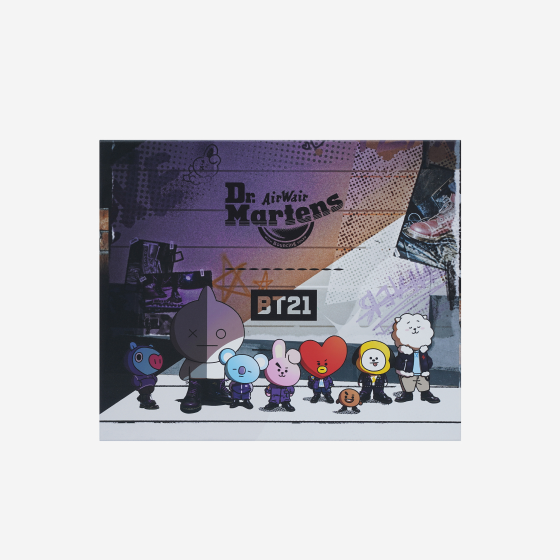 닥터마틴 x BT21 1461 블랙 (스페셜 박스)(Dr. Martens x BT21 1461 Black (Special Box)) - 2