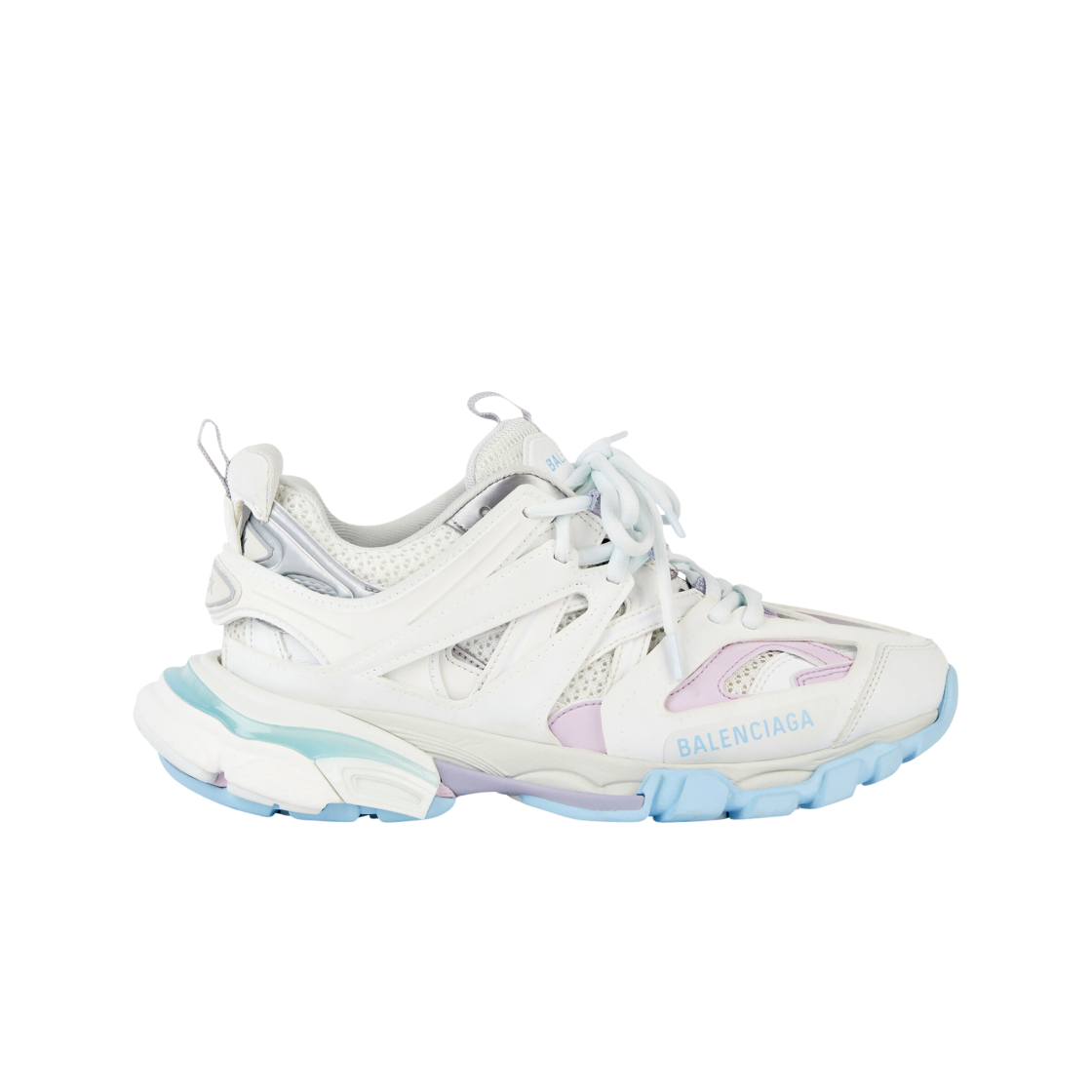 (W) 발렌시아가 트랙 스니커즈 화이트 파스텔((W) Balenciaga Track Sneakers White Pastel) - 1
