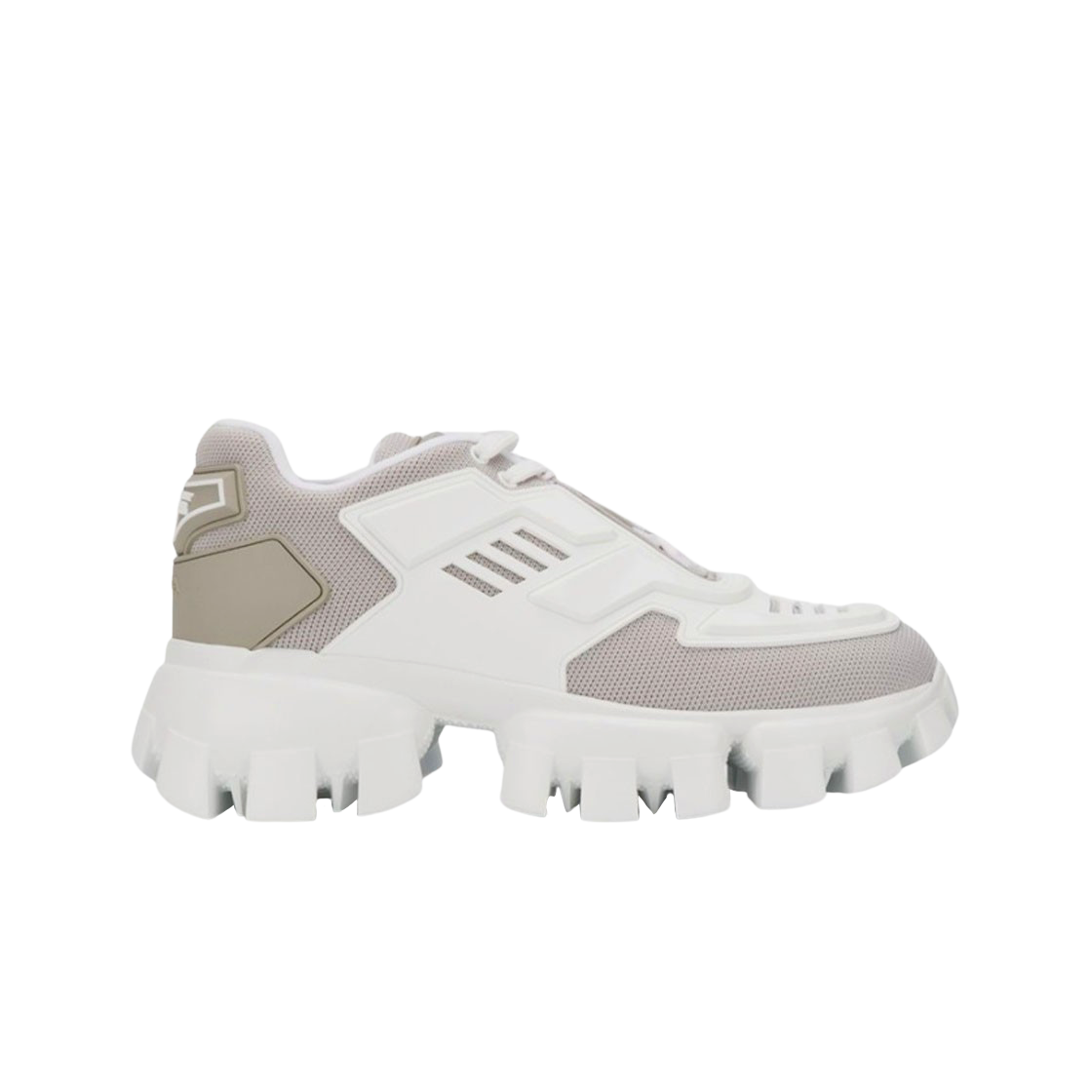 (W) 프라다 클라우드버스트 썬더 스니커즈 스틸 화이트((W) Prada Cloudbust Thunder Sneakers Steel White) - 1