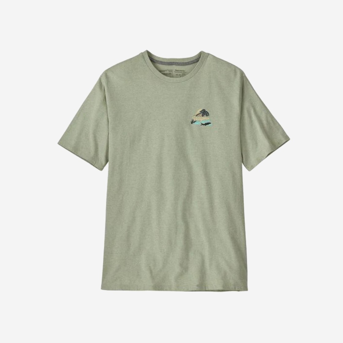 Patagonia Take A Stand Responsibili-Tee Bayou Badge Salvia Green 상세 이미지 2