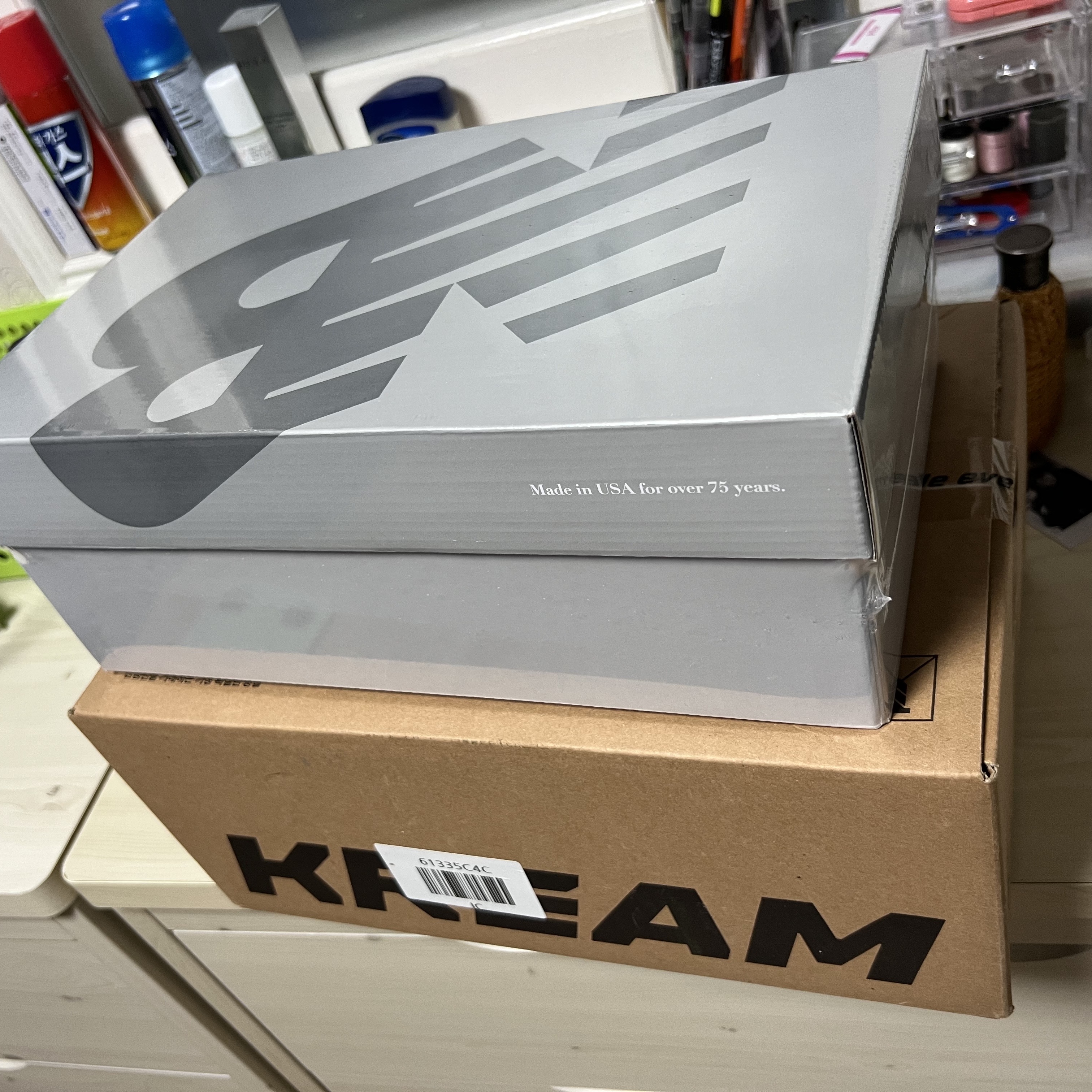 New Balance 990v3 Made in USA Grey - D Standard 착용 스타일 - 2