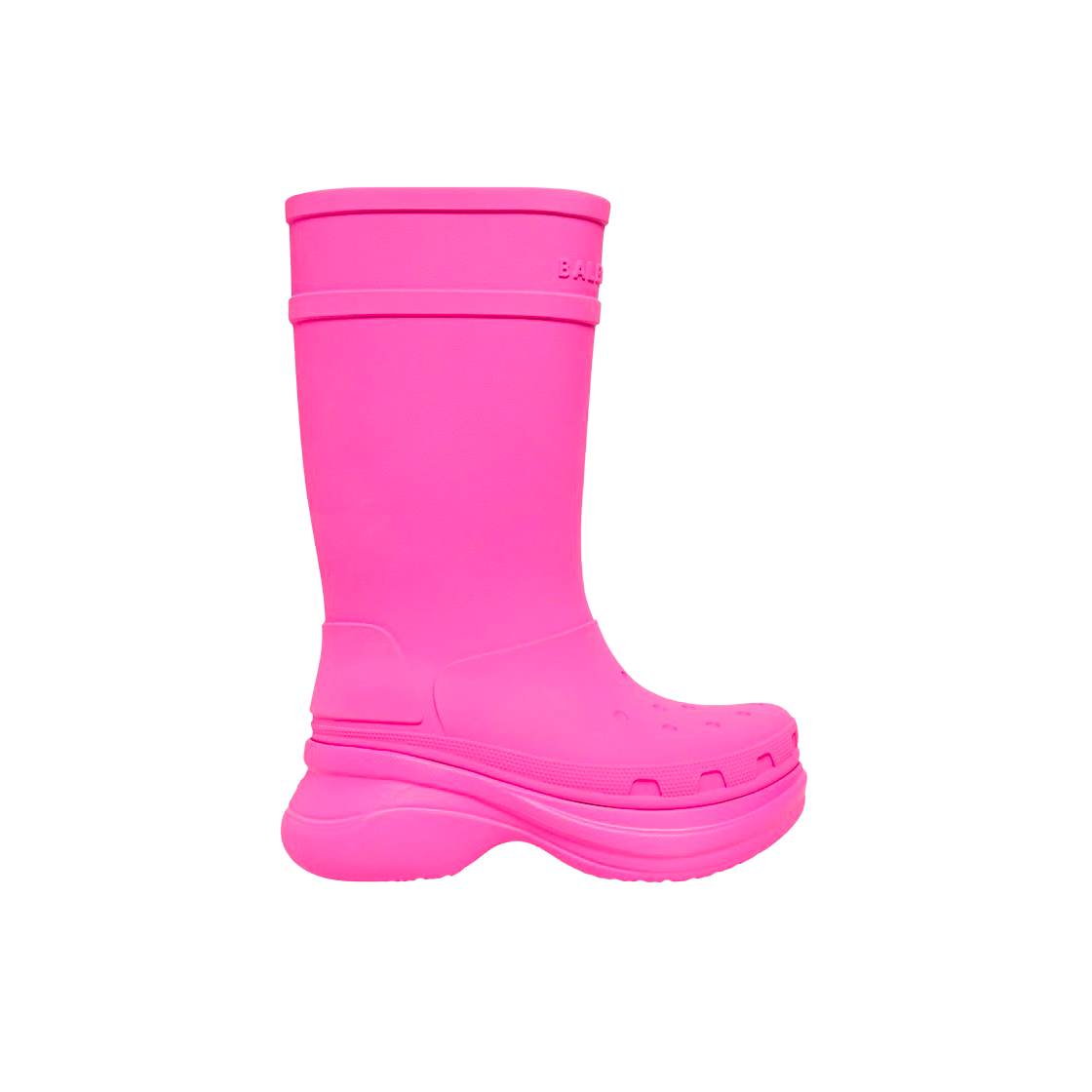 (W) 발렌시아가 x 크록스 부츠 브라이트 핑크((W) Balenciaga x Crocs Boot Bright Pink) - 1