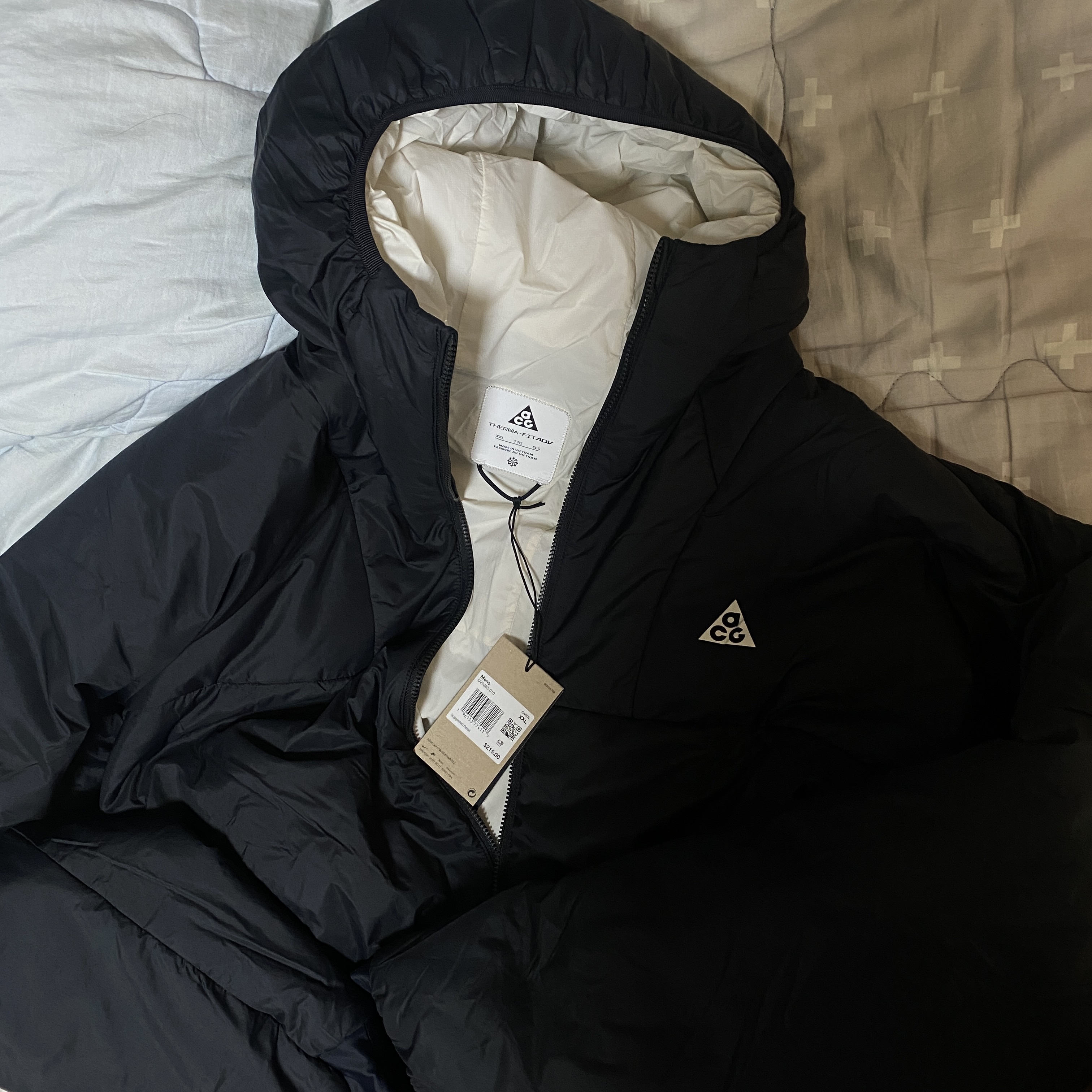 Nike ACG Therma-Fit ADV Rope De Dope Jacket Black - US/EU 착용 스타일