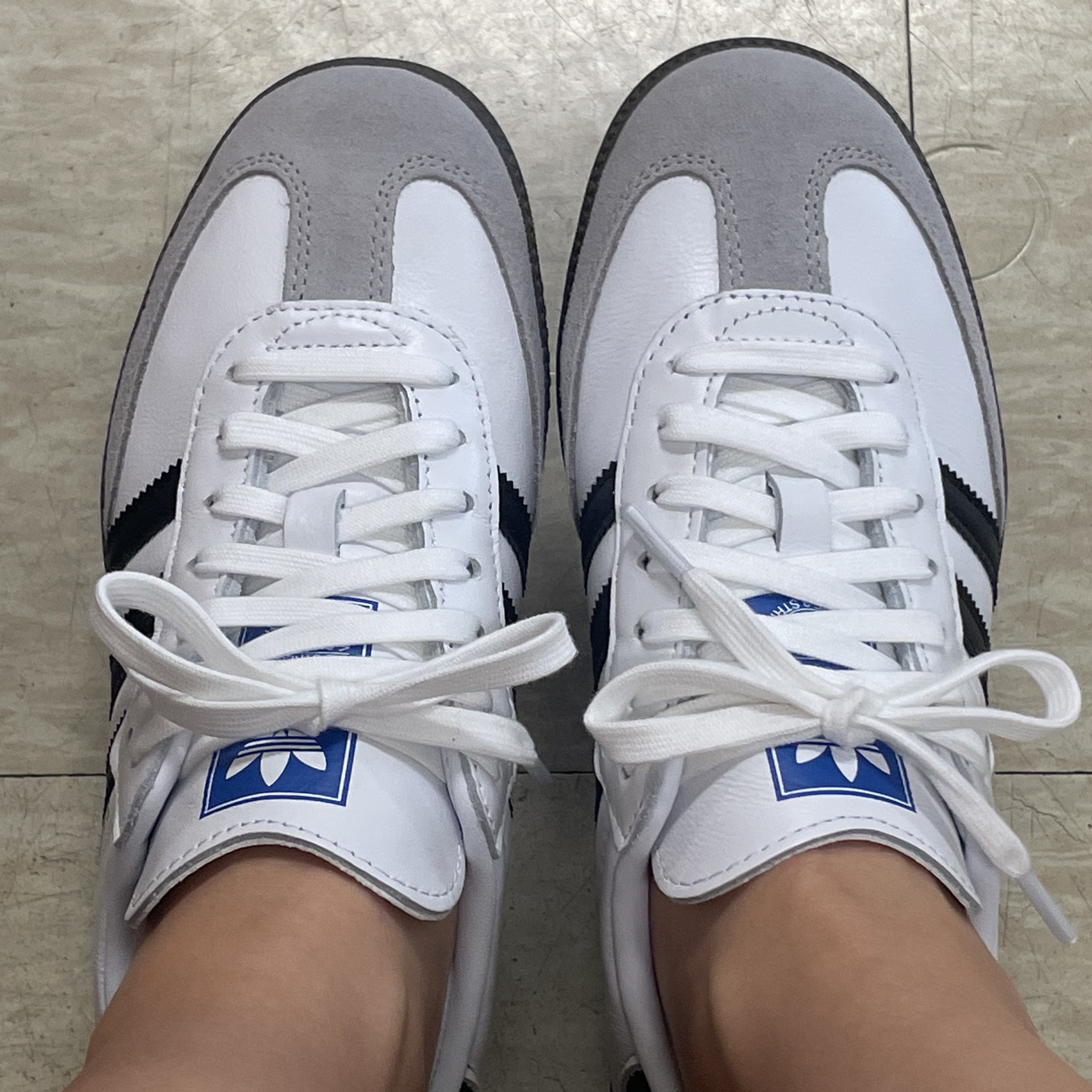 Adidas Samba OG Cloud White 착용 스타일