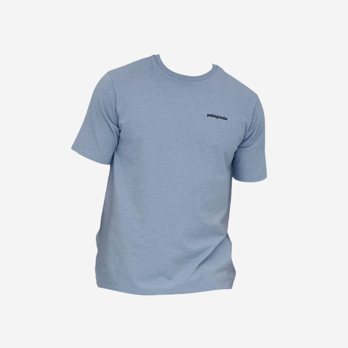 Patagonia P-6 Logo Responsibili-Tee Steam Blue 상세 이미지 2