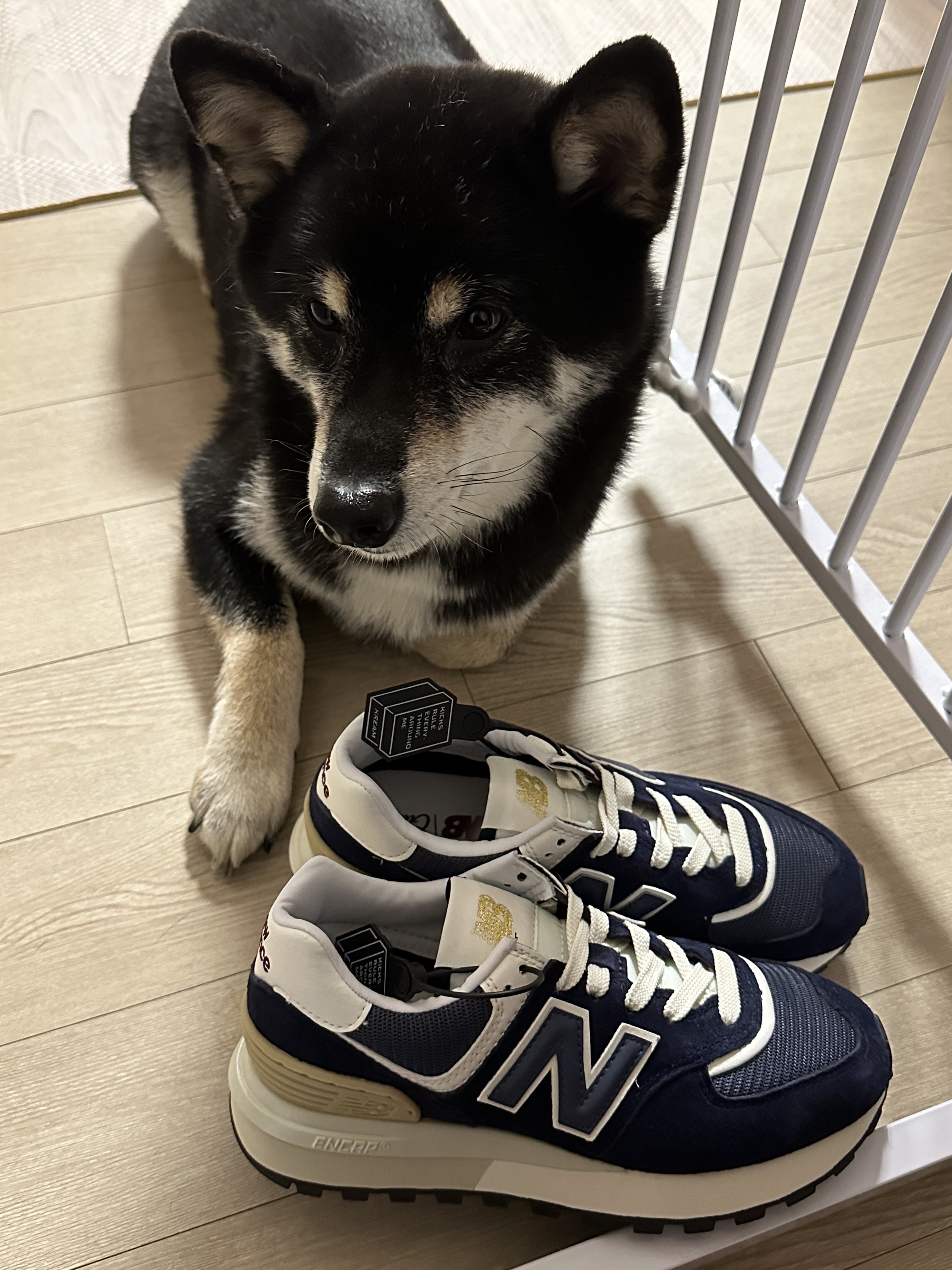New Balance 574 Legacy Navy 착용 스타일
