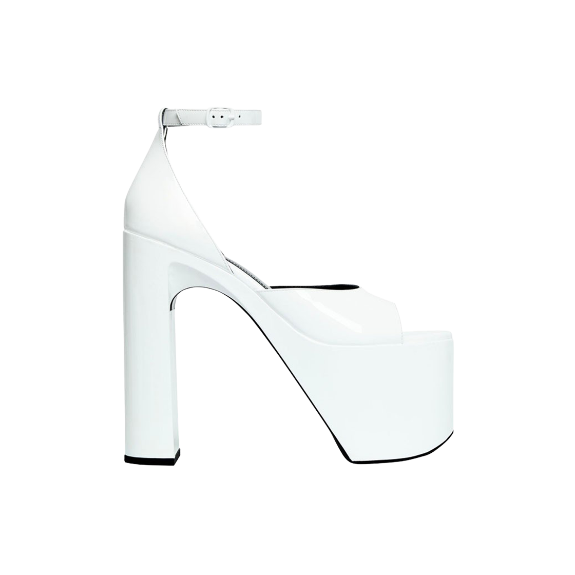 (W) 발렌시아가 캠든 160mm 샌들 옵틱 화이트((W) Balenciaga Camden 160mm Sandal Optic White) - 1