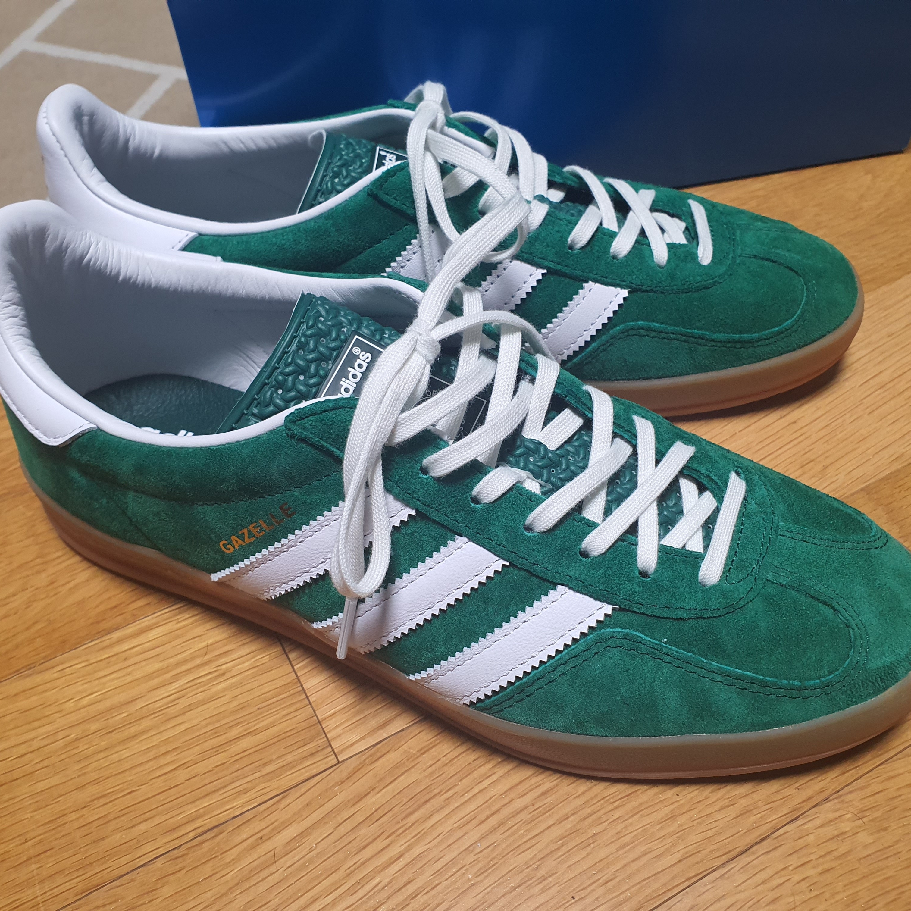 Adidas Gazelle Indoor Collegiate Green 착용 스타일 - 2