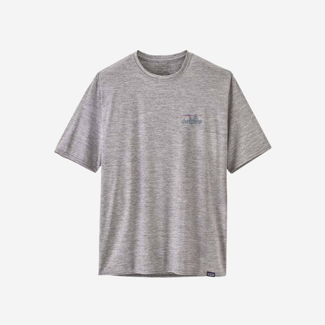 Patagonia Capilene Cool Daily Graphic T-Shirt 73 Skyline Feather Grey 상세 이미지 2