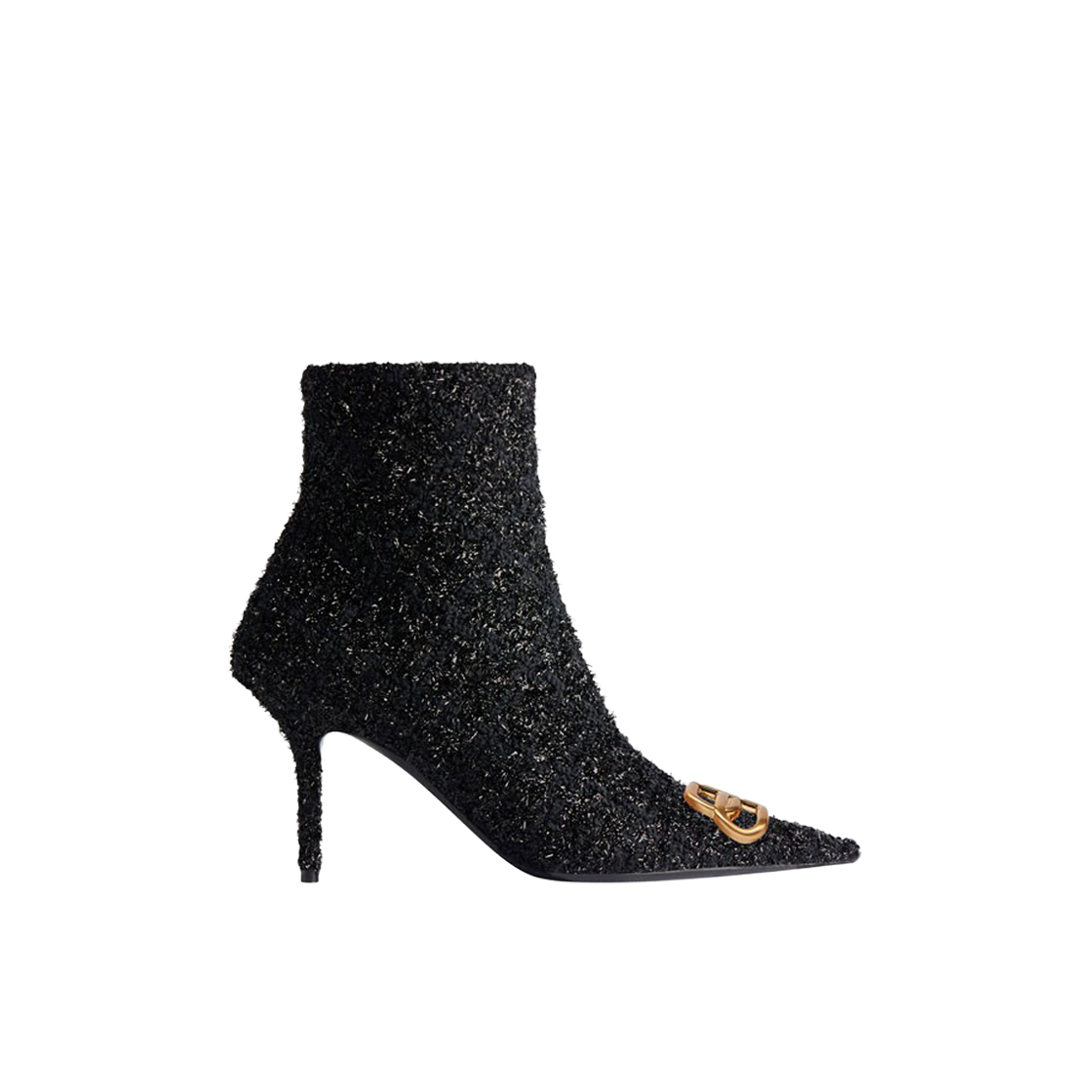 (W) 발렌시아가 스퀘어 나이프 80mm 부티 블랙((W) Balenciaga Square Knife 80mm Bootie Black) - 1