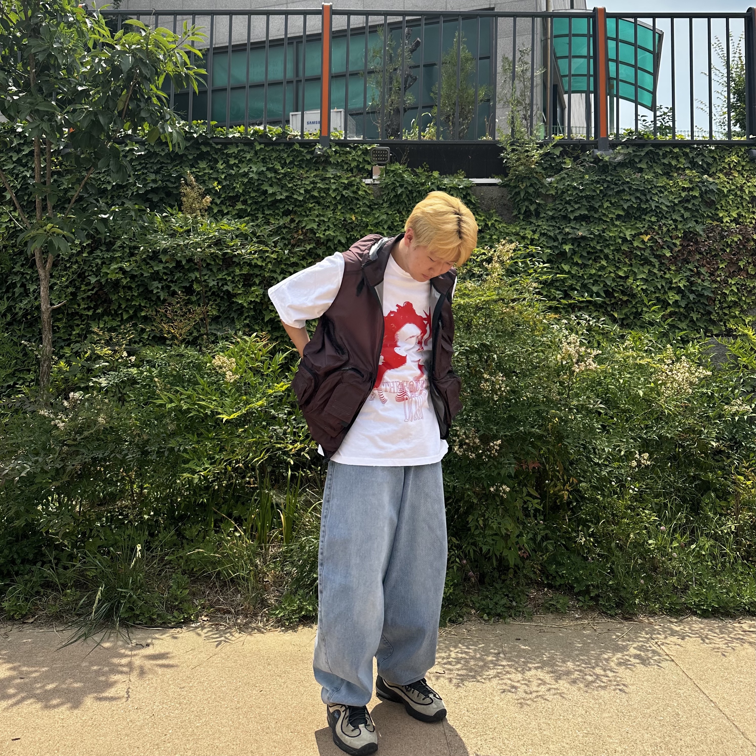 Nike x Drake Nocta NRG LR Track Jacket Dark Wine (DR2618-646), Nike x Stussy Air Penny II Rattan and Limestone 착용 스타일 - 2