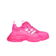 (W) Balenciaga x Adidas Triple S Sneakers Neon Pink