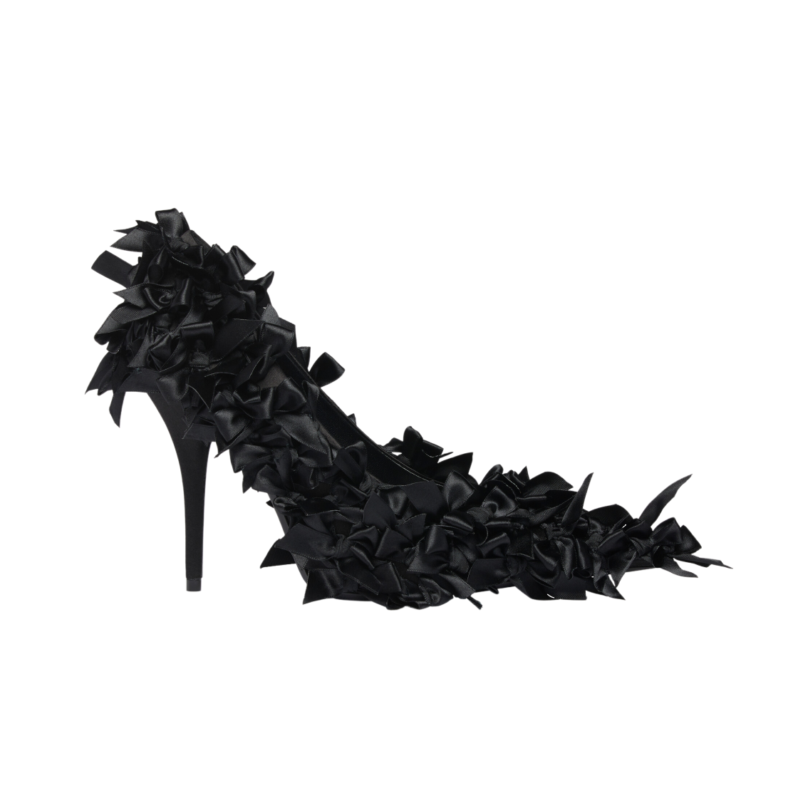 (W) 발렌시아가 마리 앙트와네트 110mm 펌프스 블랙((W) Balenciaga Marie-Antoinette 110mm Pump Black) - 1