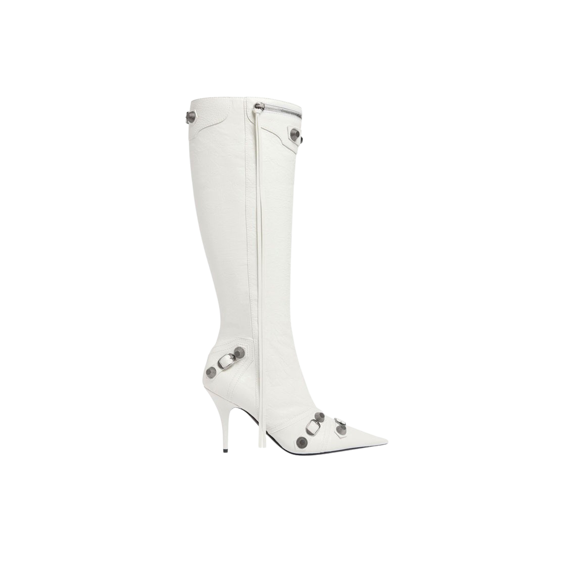 (W) 발렌시아가 카골 90mm 부츠 옵틱 화이트((W) Balenciaga Cagole 90mm Boot Optic White) - 1