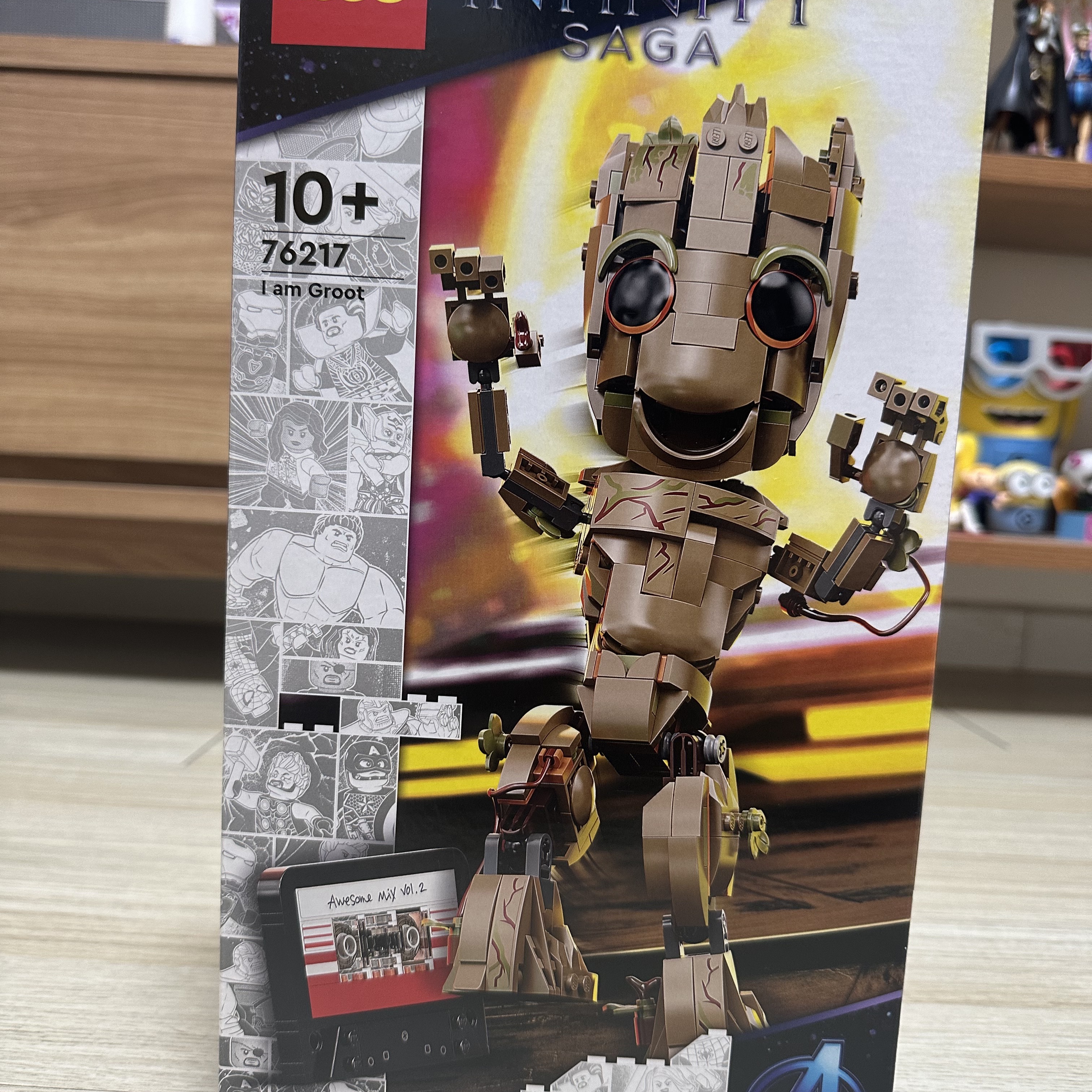 Lego Marvel I Am Groot 착용 스타일